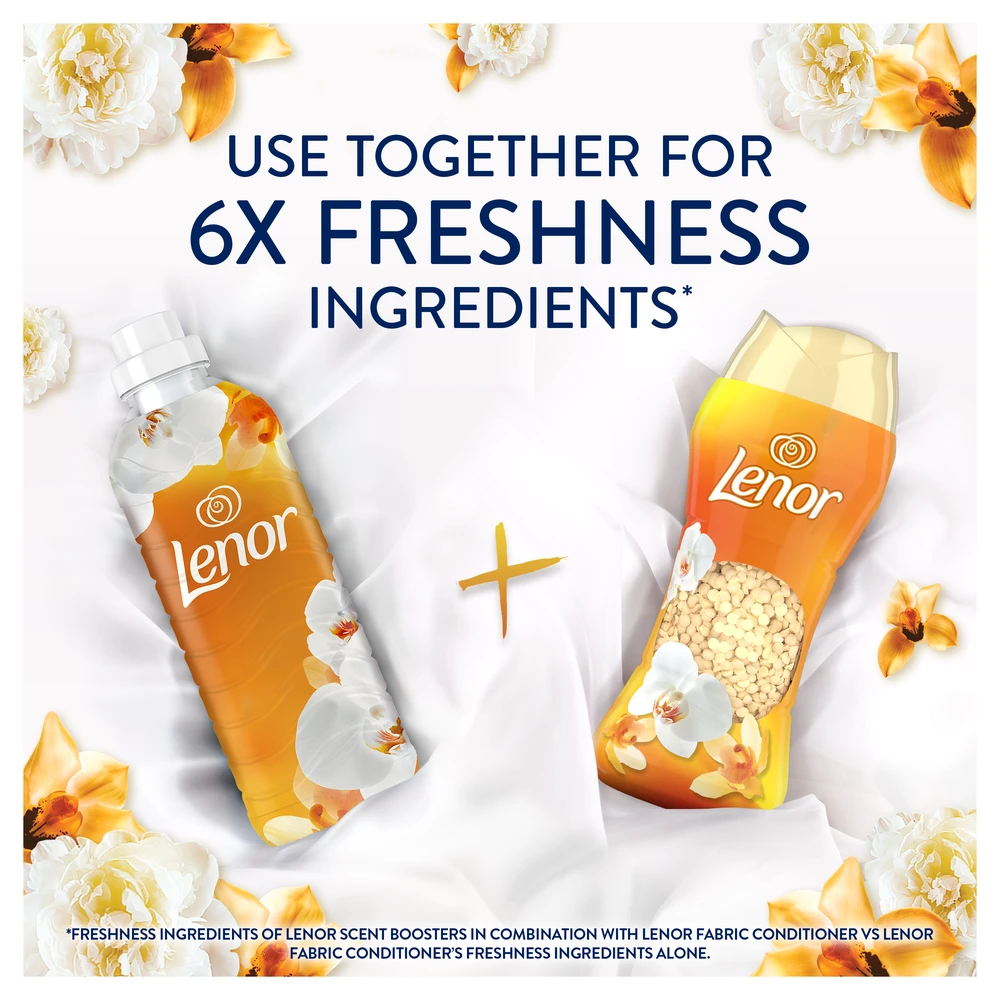 LENOR Kvapų Granulės Gold Orchid 735 g (60 Skalbimai)
