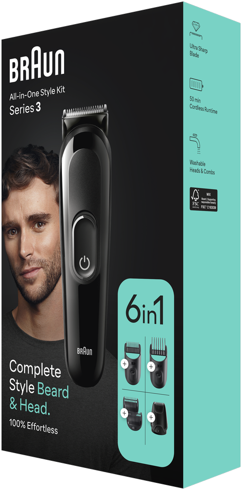 MGK3420 Braun Kirpimo Rinkinys Viskas Viename (6in1)