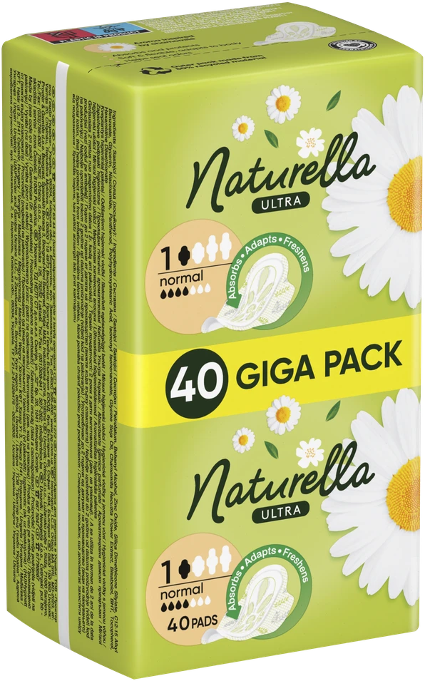 Higieniniai paketai NATURELLA Ultra , 40 vnt.
