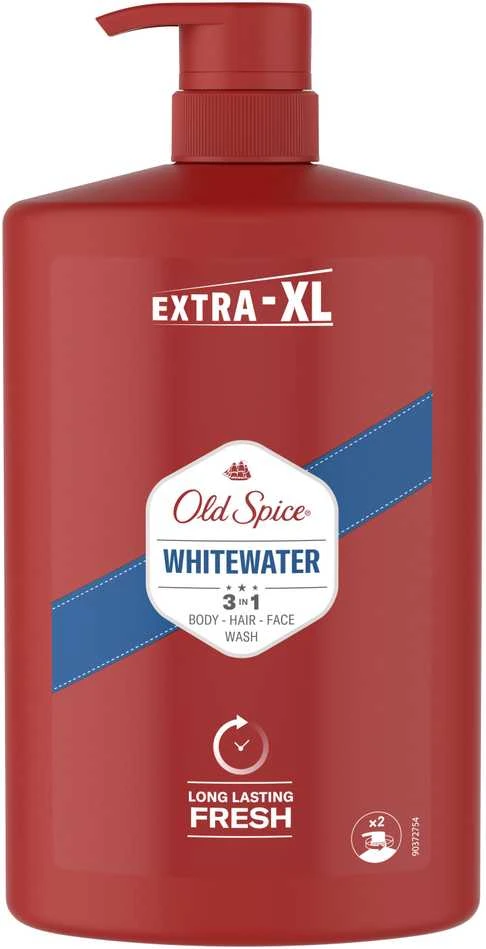 Old Spice Whitewater Dušo Želė Ir Šampūnas Vyrams, 1000 ml