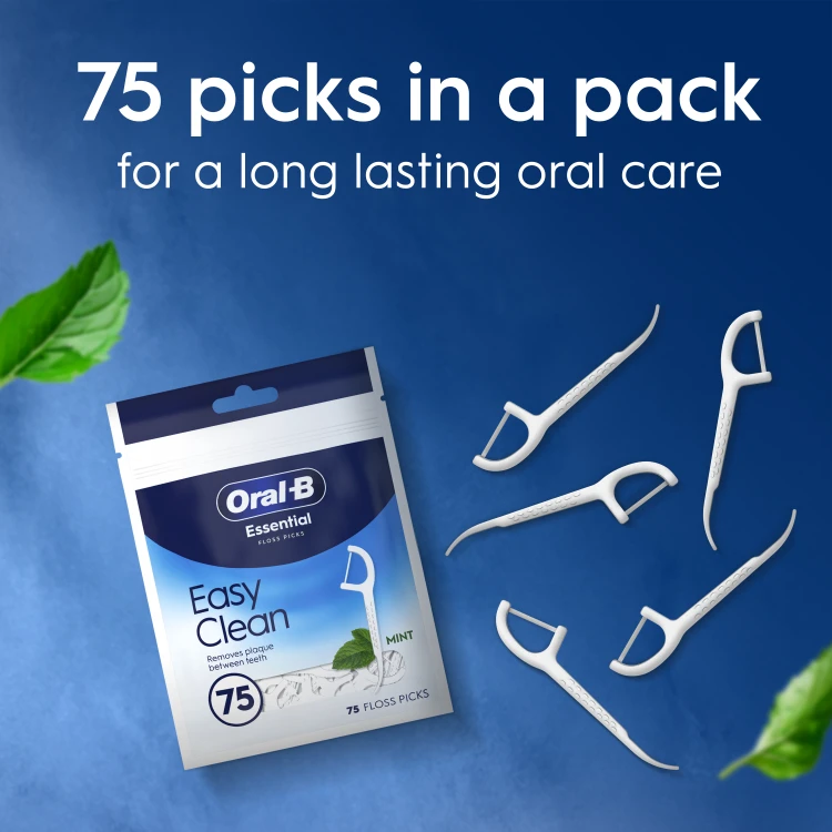 Oral-B Easy Clean tarpdančių siūlo laikikliai, 75 vnt.