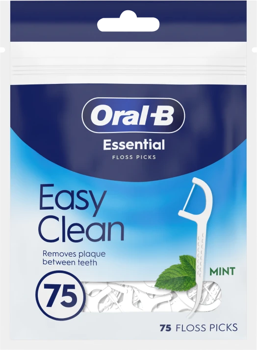 Oral-B Easy Clean tarpdančių siūlo laikikliai, 75 vnt.
