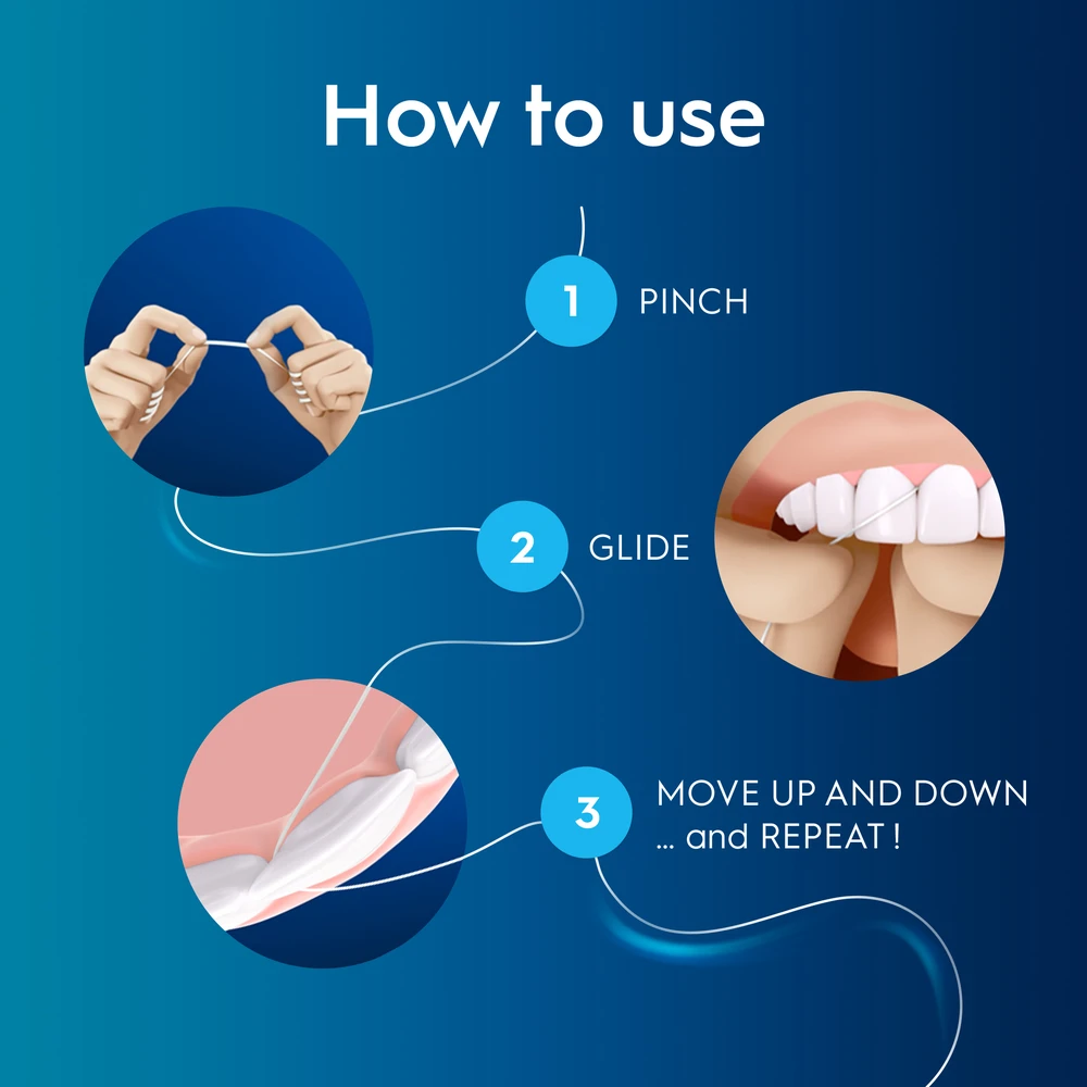 Oral-B Essential Dantų Siūlas, Mėtų Skonio, 50 m