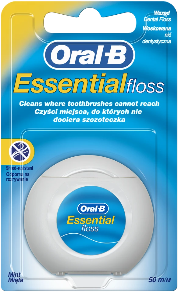 Oral-B Essential Dantų Siūlas, Mėtų Skonio, 50 m
