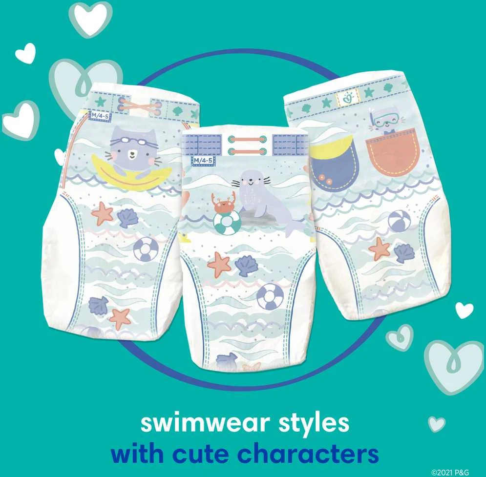 Sauskelnės-Kelnaitės PAMPERS Pants Splashers, 3 dydis 6 - 11 kg, 12 vnt.