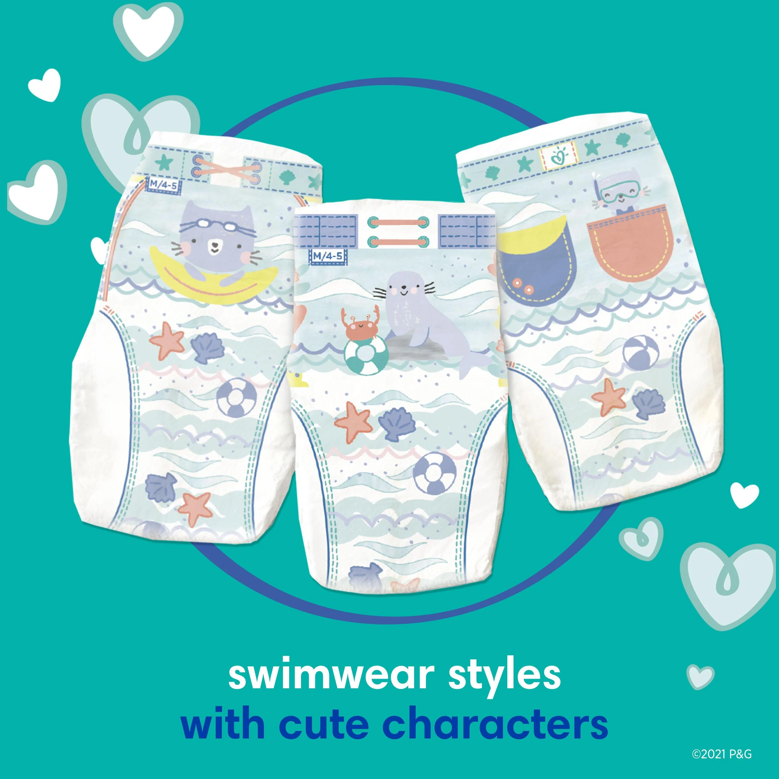 Sauskelnės-Kelnaitės PAMPERS Pants Splashers, 5 dydis 14+ kg, 10 vnt.