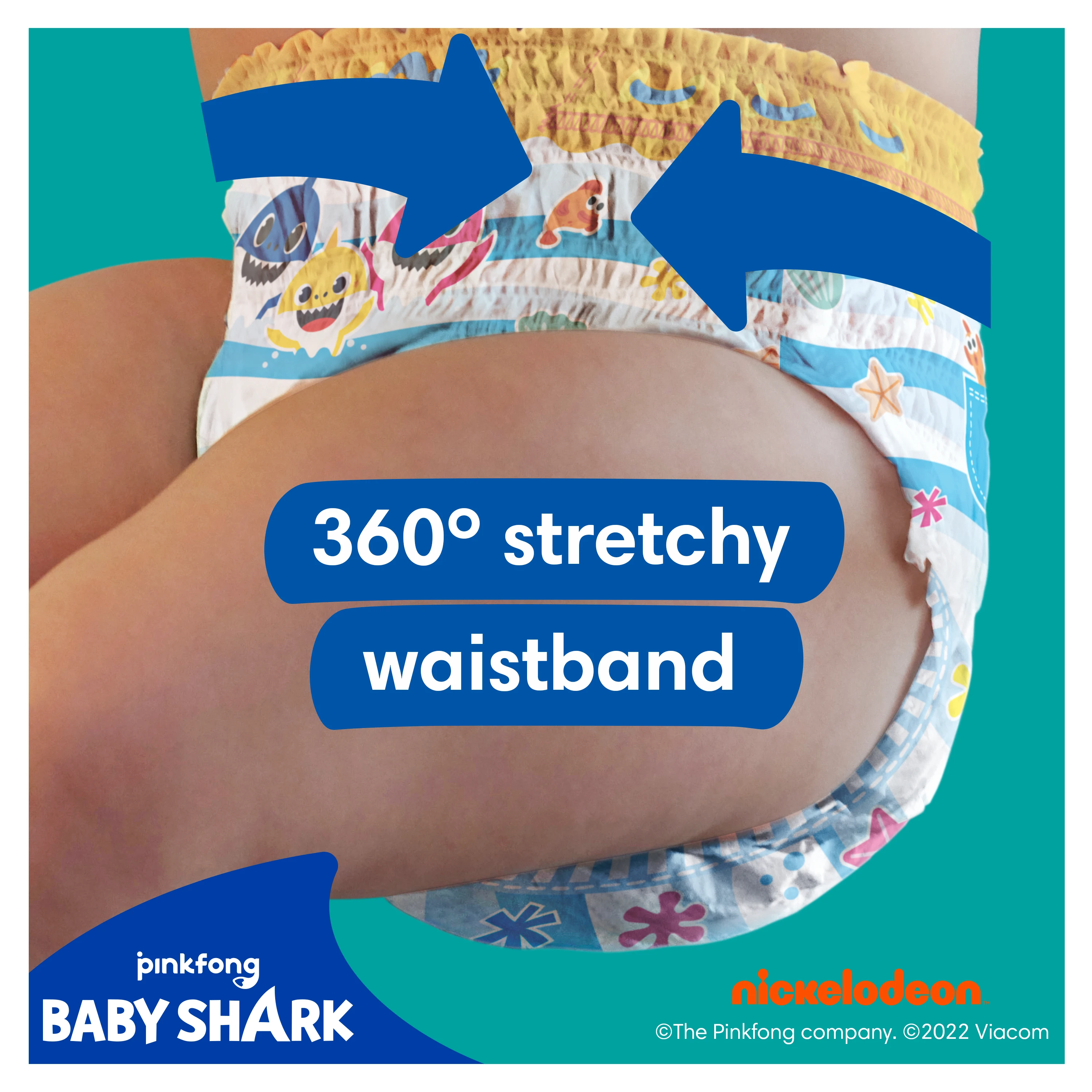 Sauskelnės-Kelnaitės PAMPERS Pants Splashers, 5 dydis 14+ kg, 10 vnt.