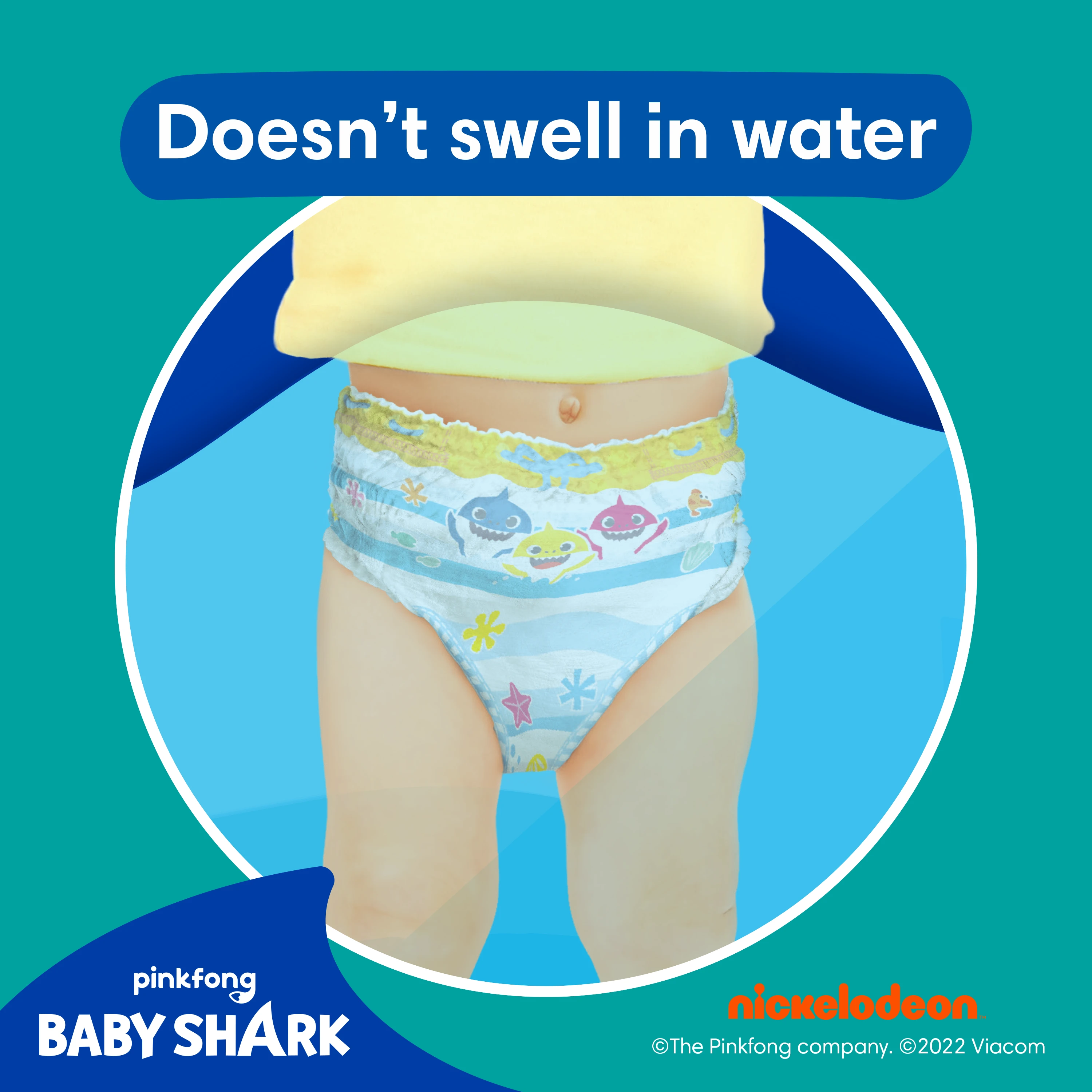 Sauskelnės-Kelnaitės PAMPERS Pants Splashers, 5 dydis 14+ kg, 10 vnt.