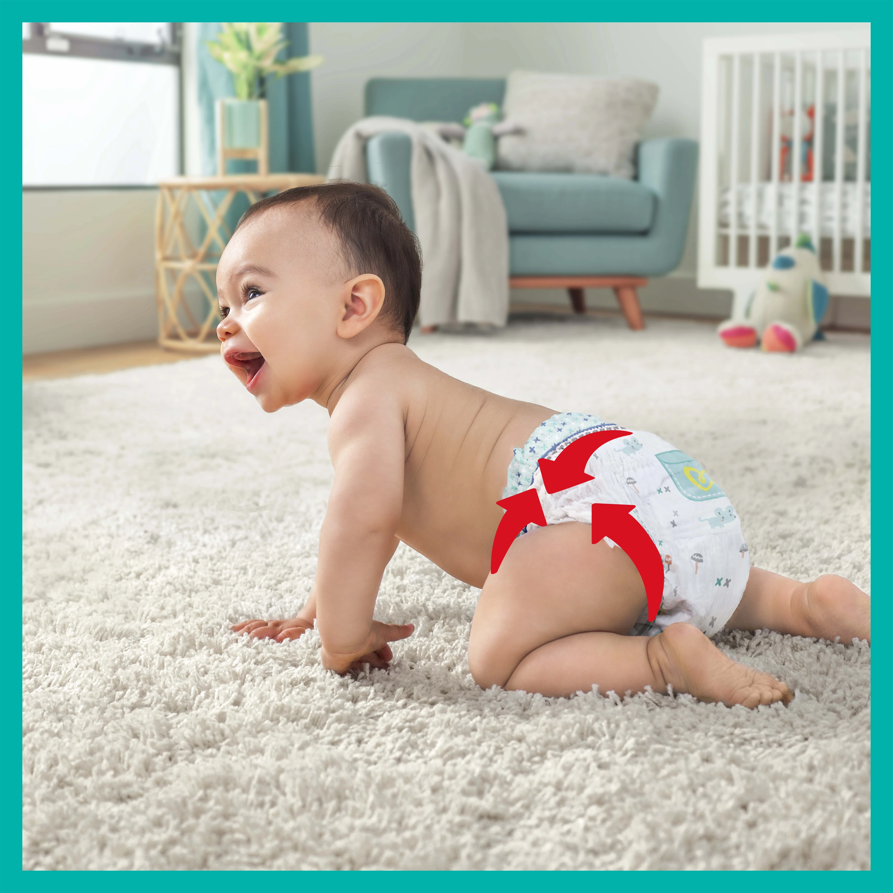Sauskelnės-kelnaitės Pampers Premium Pants Value Pack, 6 dydis, 31 vnt.