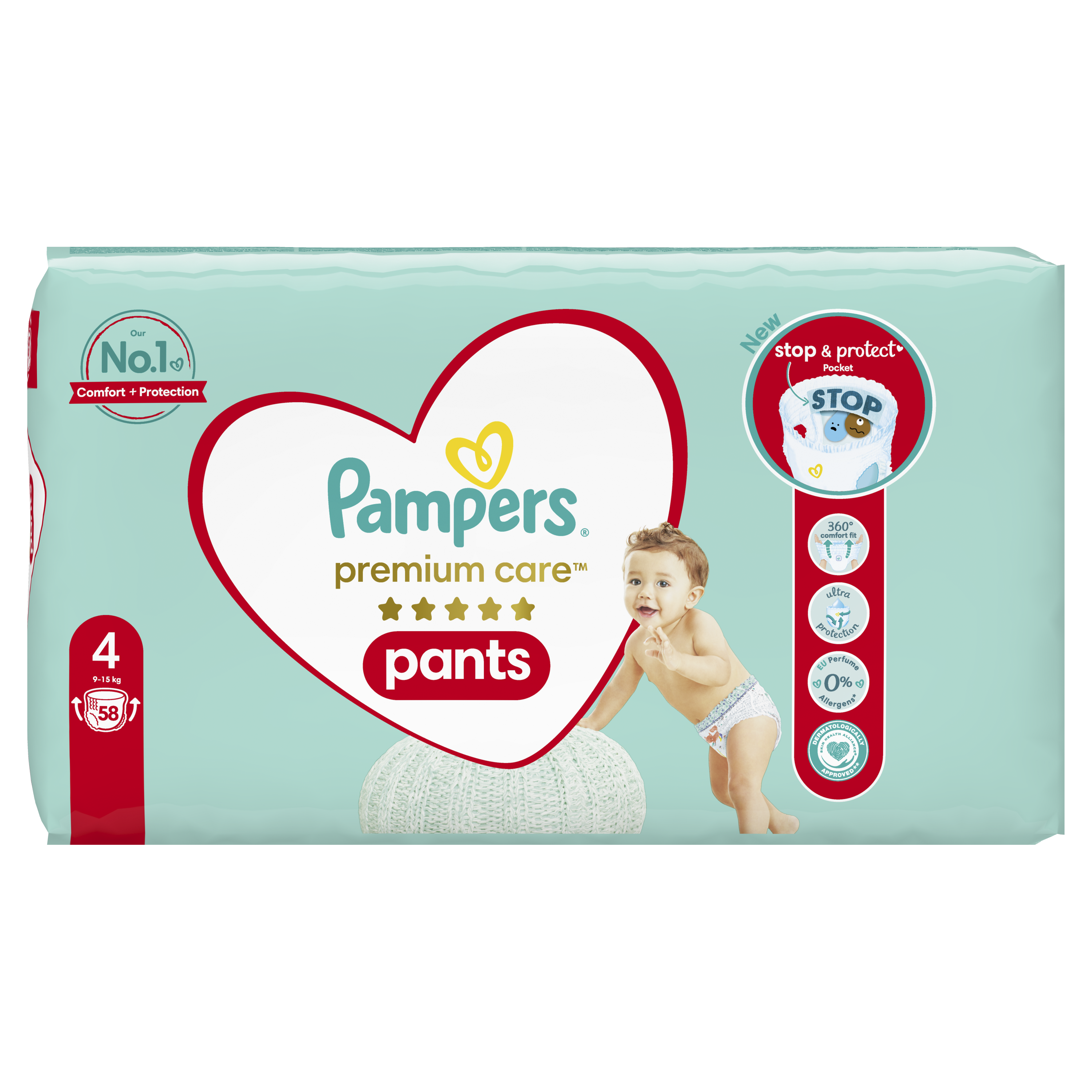 Sauskelnės kelnaitės Pampers Premium Care Pants Dydis, 9-15 kg