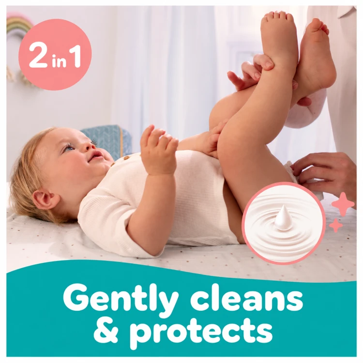 Pampers Sensitive Servetėlės Kūdikiams, 15 Pakuotė, 780 Servetėlės