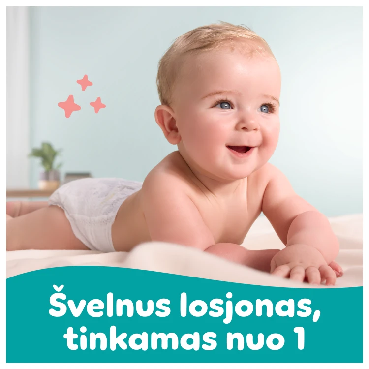 Pampers Sensitive Servetėlės Kūdikiams, 12 Pakuotė, 624 Servetėlės