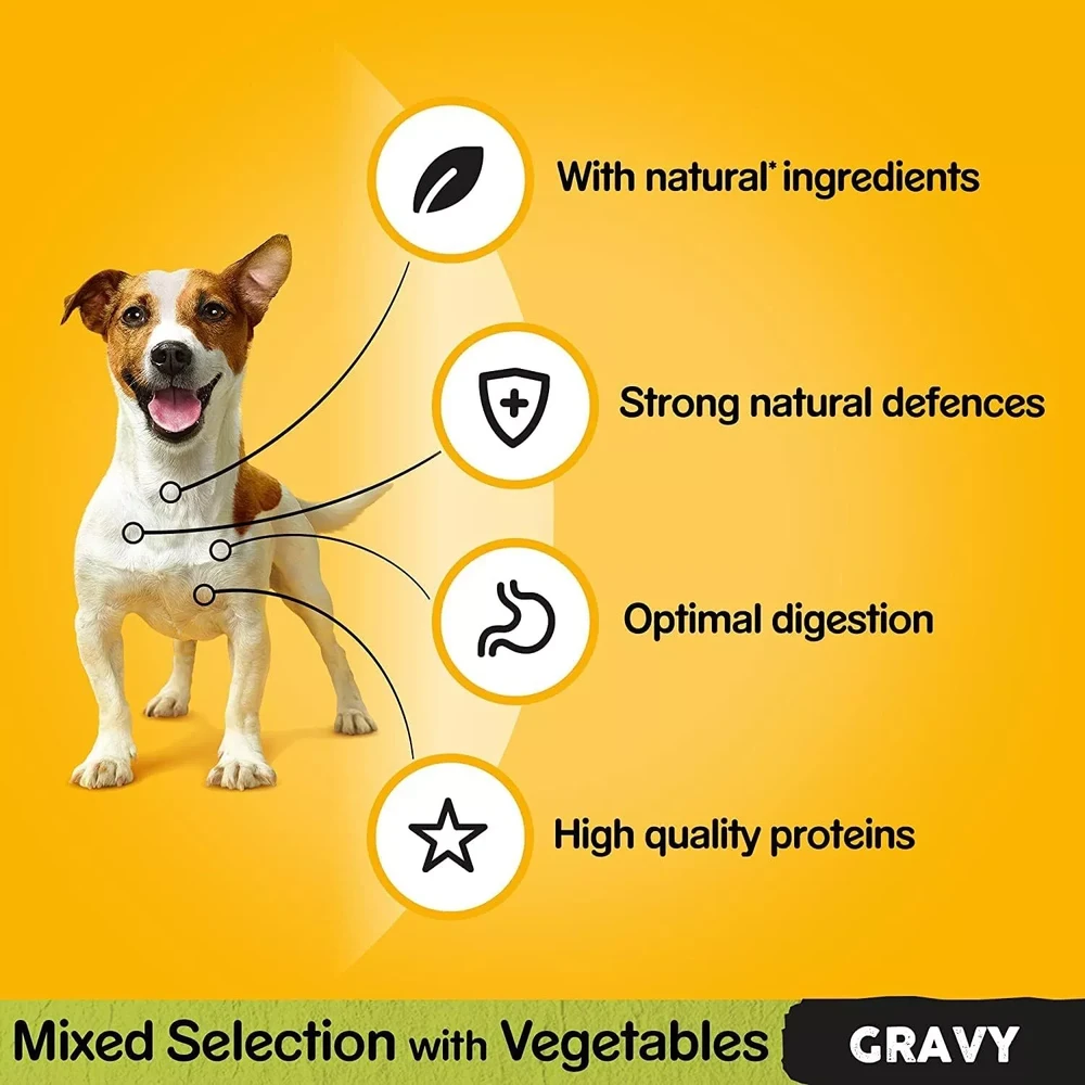Šunų Maistas - Pedigree Vital Protection Gravy 40x100 g