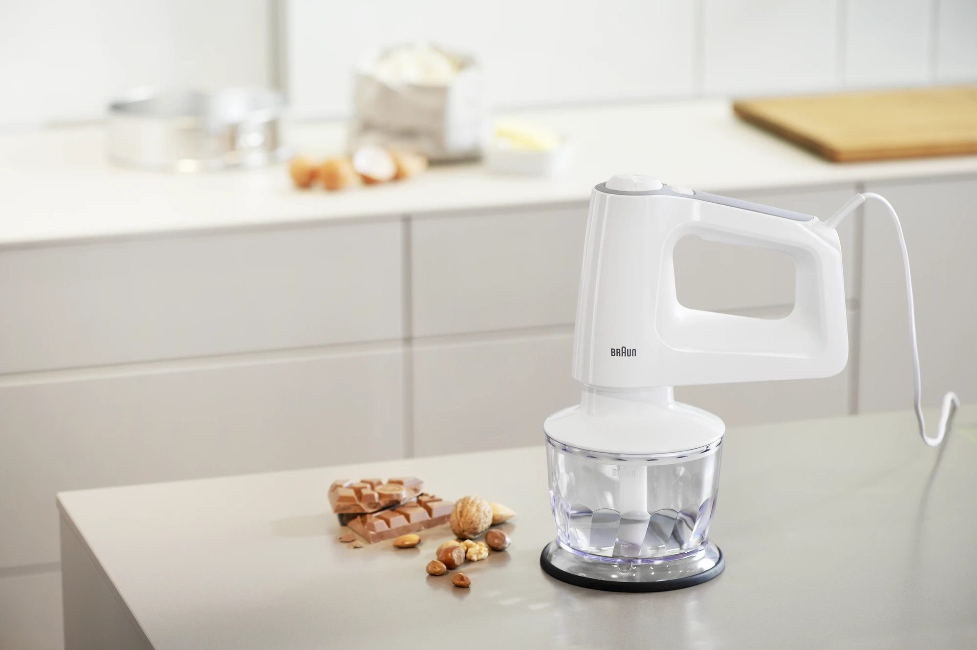 Plakiklis „Braun“ buitinis maišytuvas HM3135 „Braun MultiMix 3“.