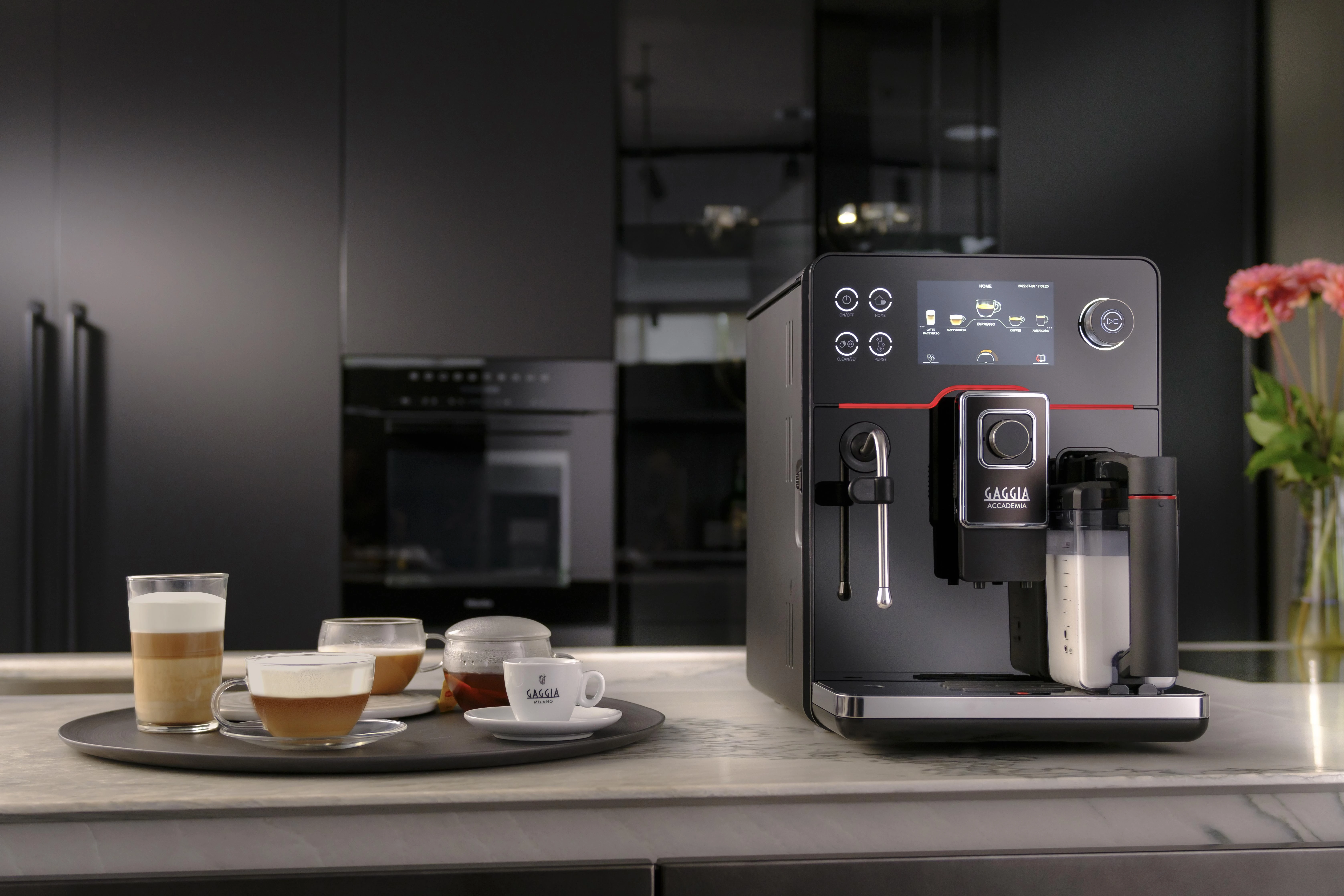RI9781/01 Gaggia Accademia Kavos Aparatas Su Stikliniu Korpusu
