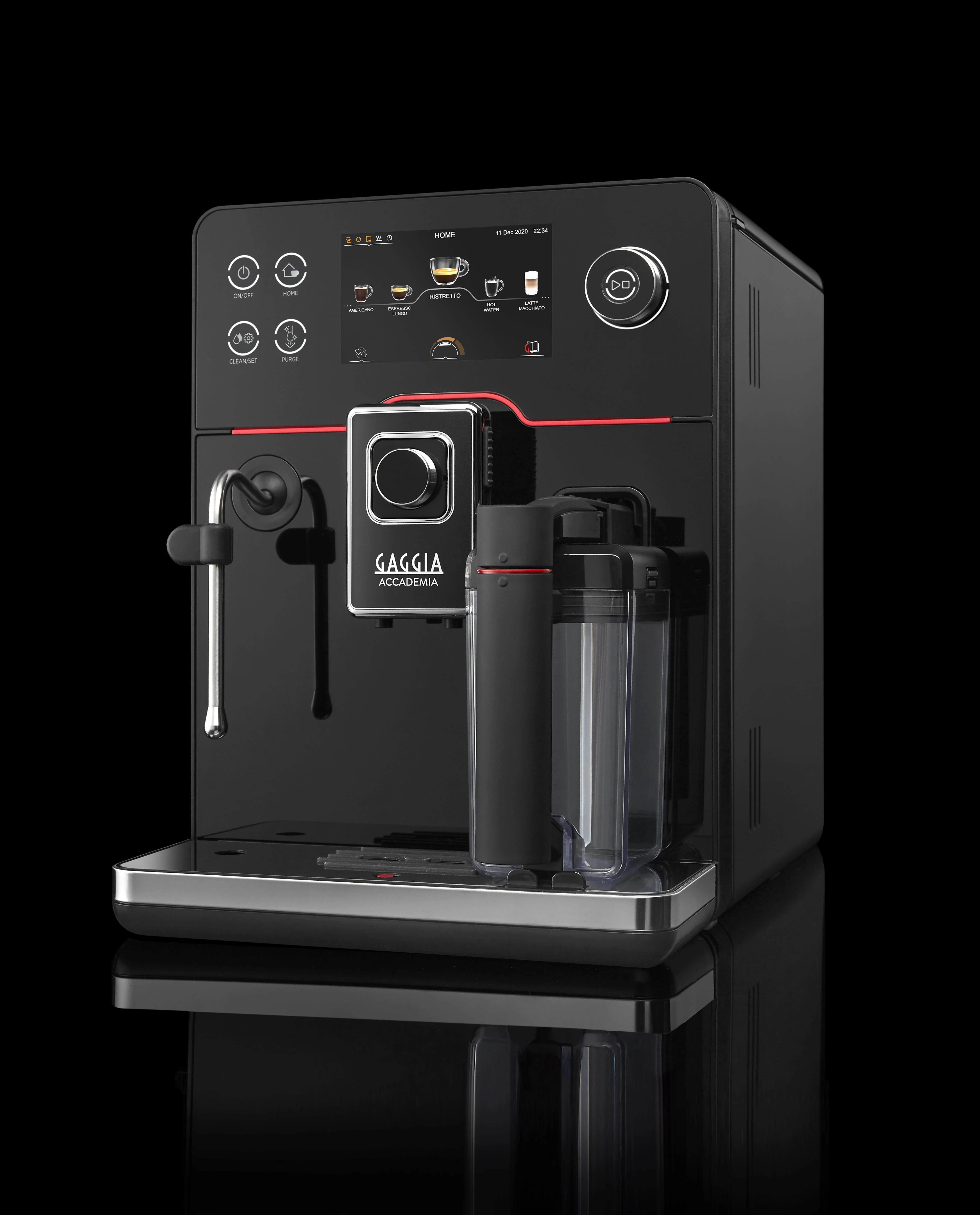 RI9781/01 Gaggia Accademia Kavos Aparatas Su Stikliniu Korpusu