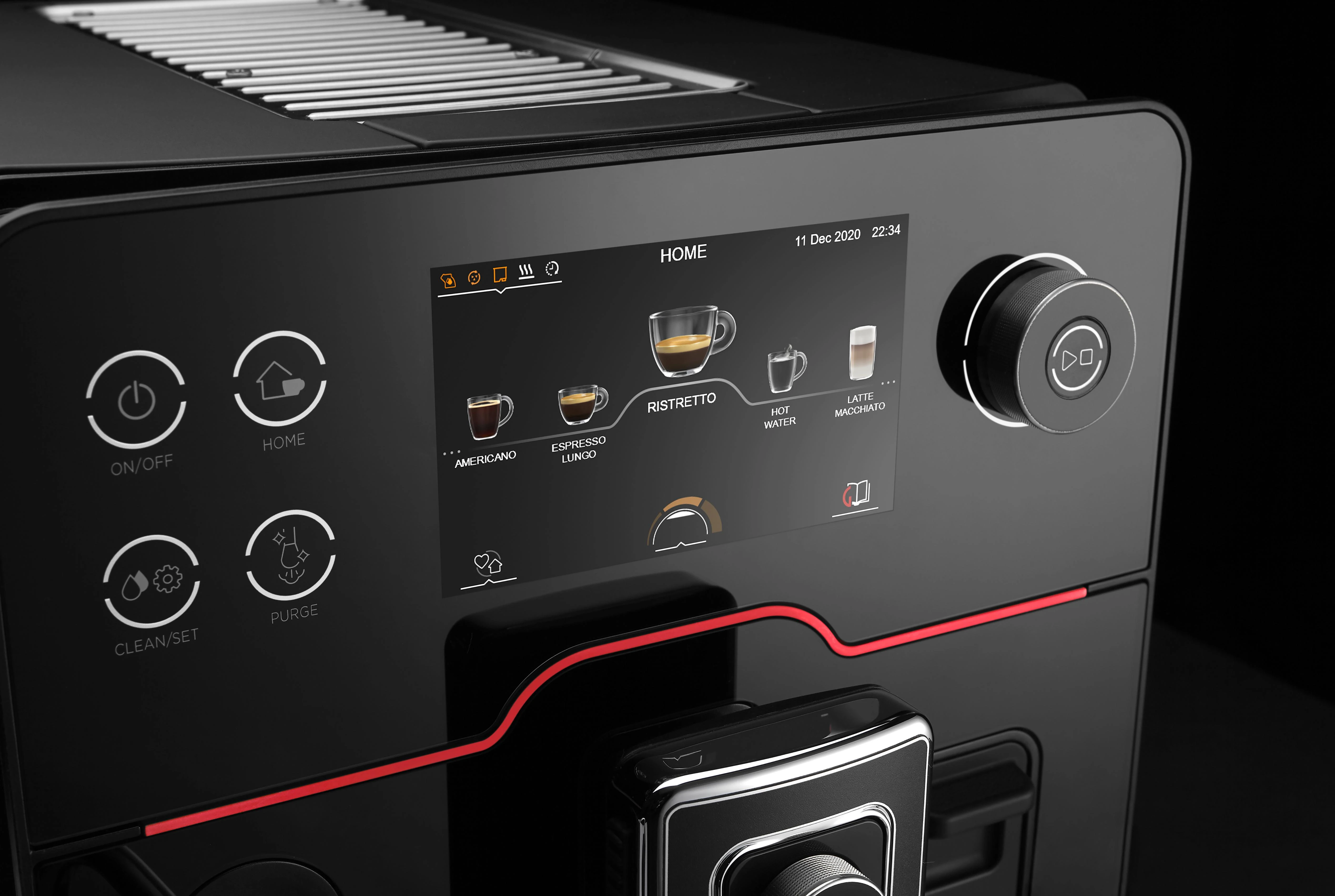 RI9781/01 Gaggia Accademia Kavos Aparatas Su Stikliniu Korpusu