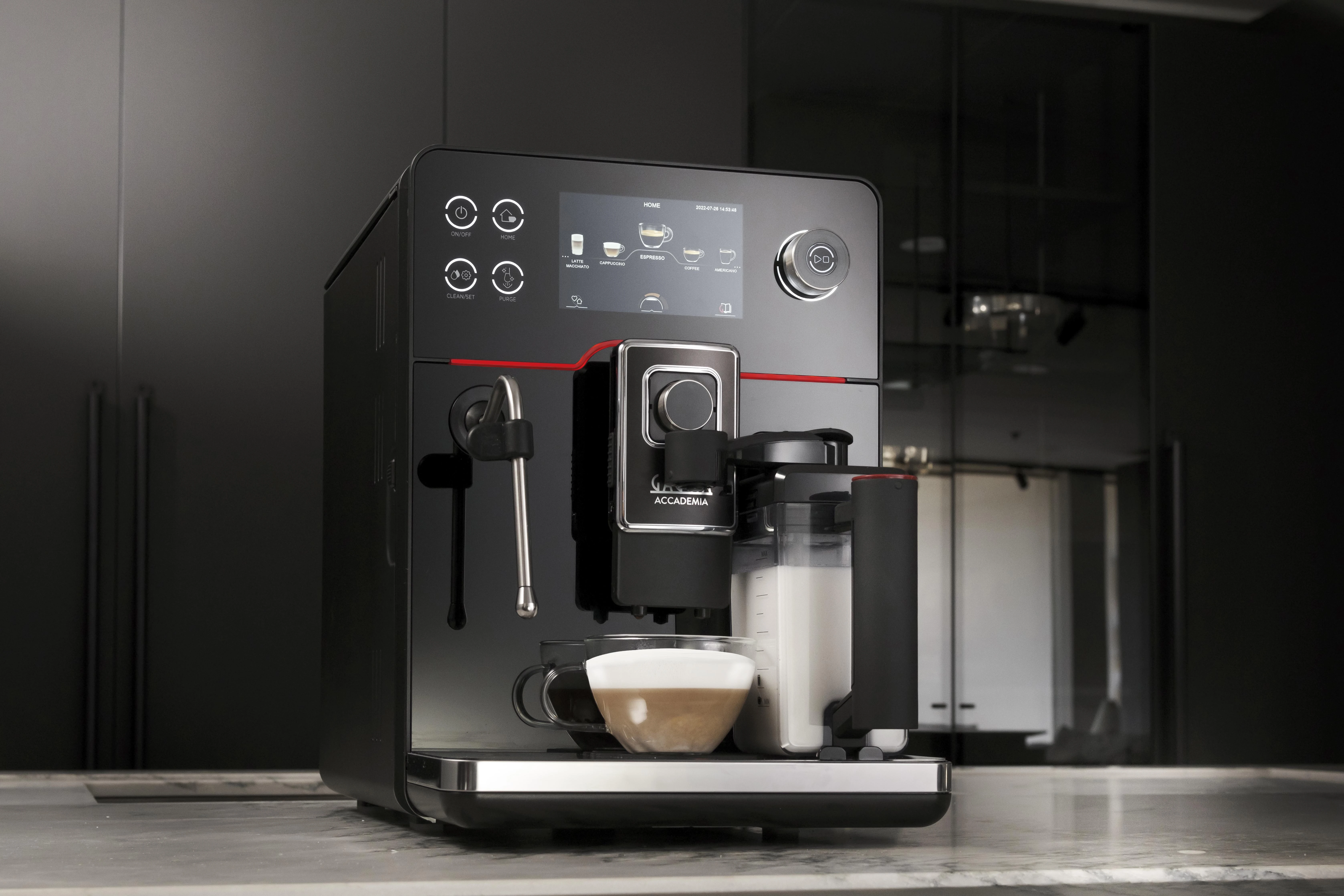 RI9781/01 Gaggia Accademia Kavos Aparatas Su Stikliniu Korpusu