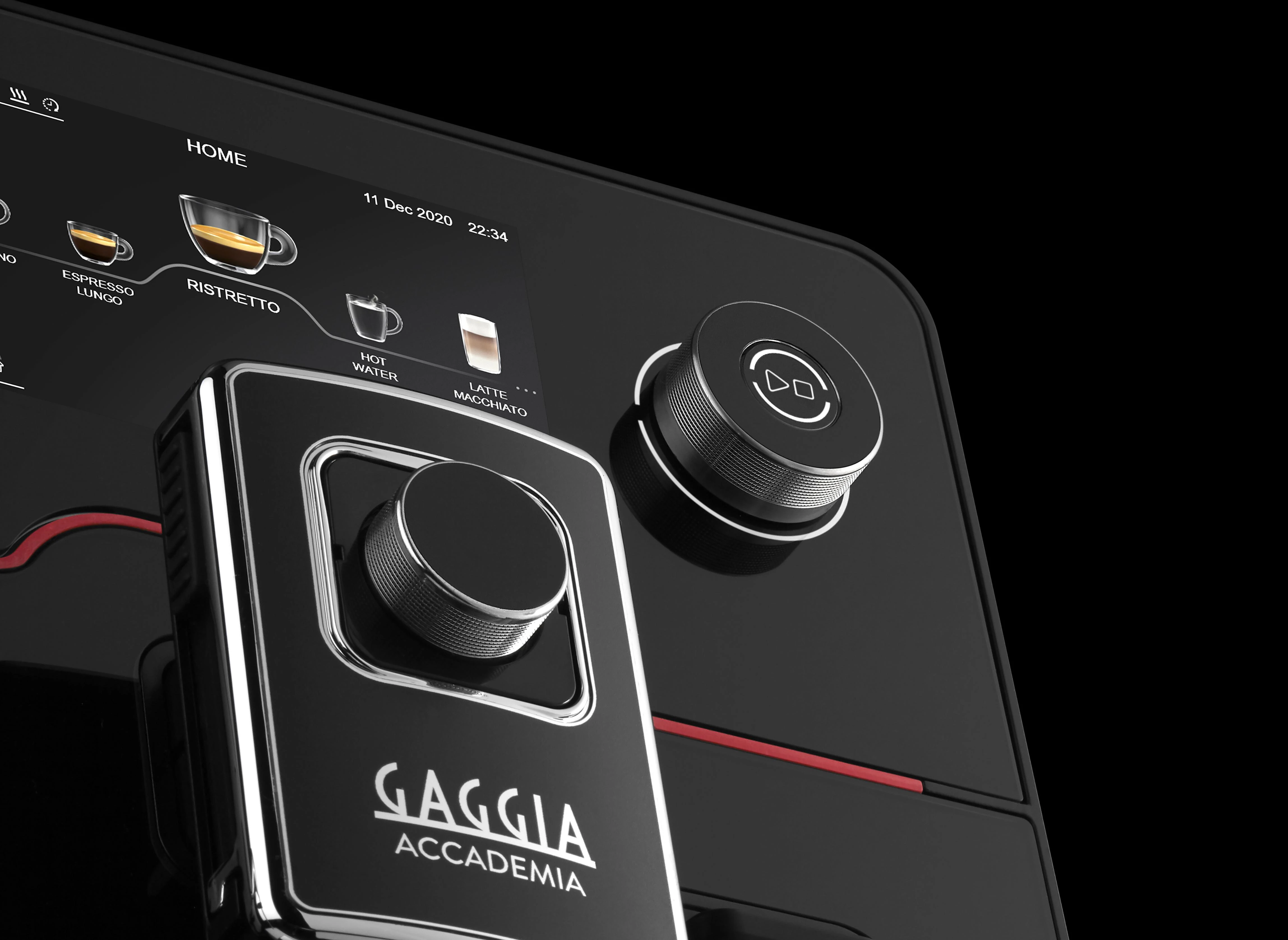 RI9781/01 Gaggia Accademia Kavos Aparatas Su Stikliniu Korpusu