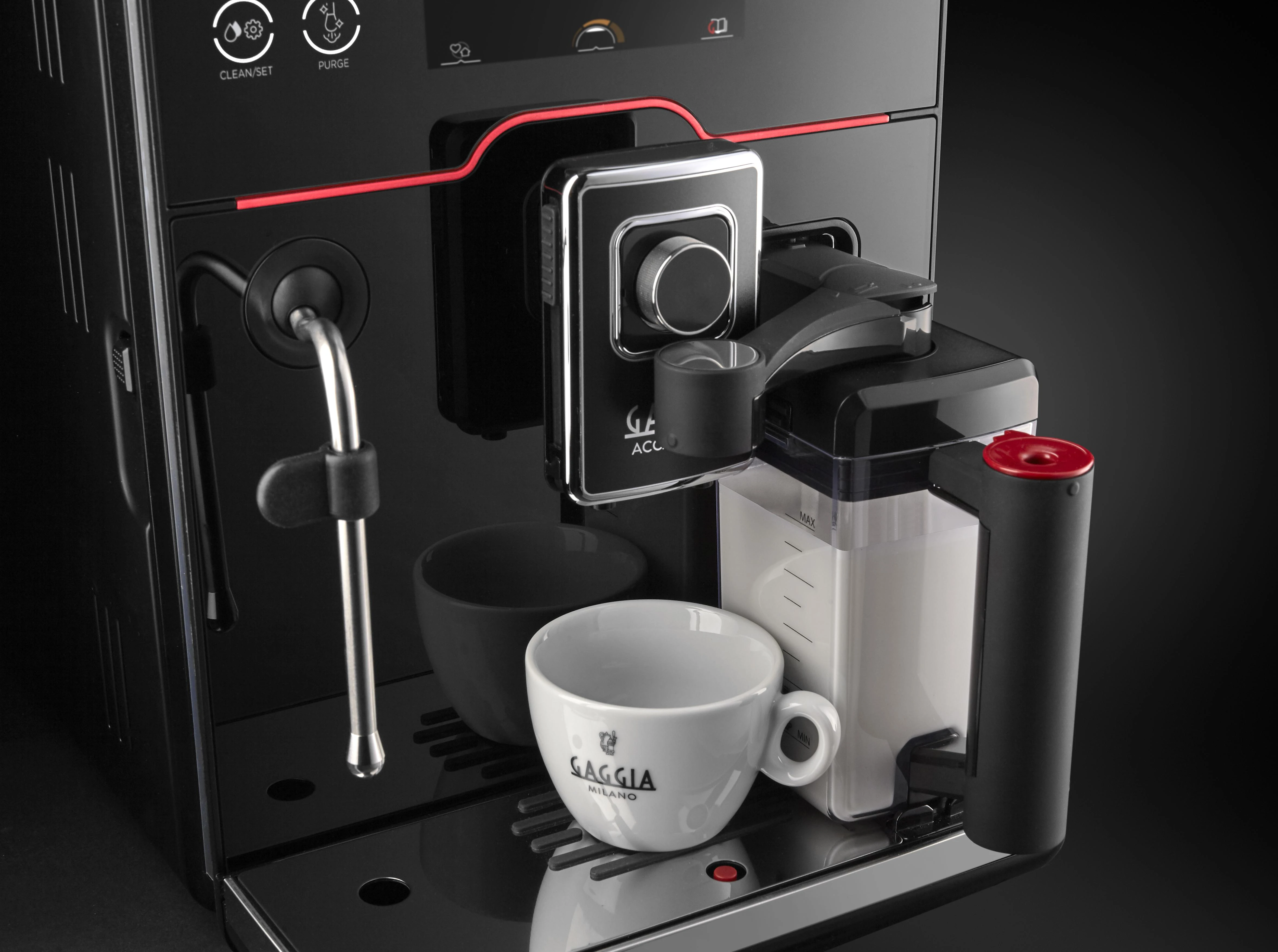 RI9781/01 Gaggia Accademia Kavos Aparatas Su Stikliniu Korpusu