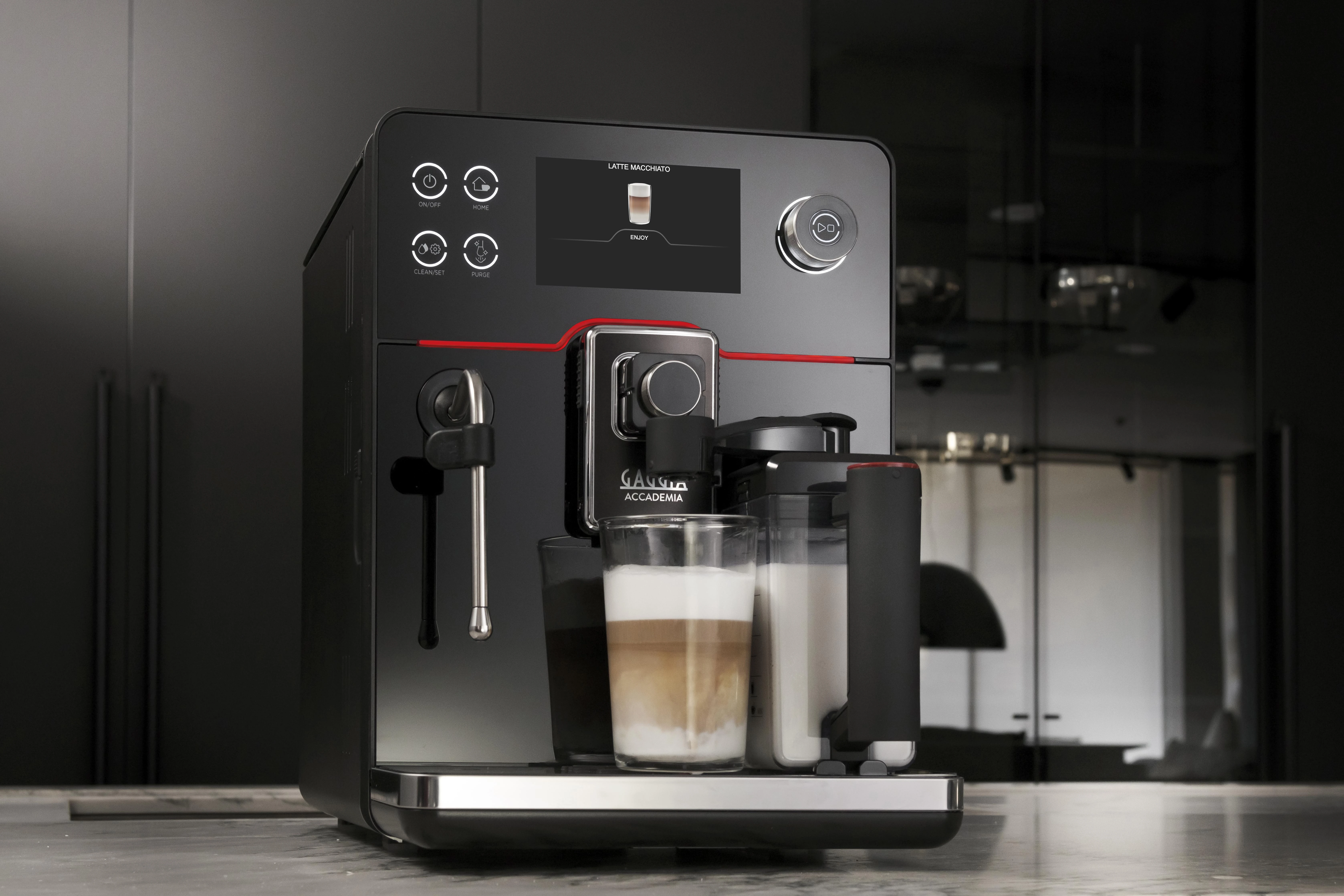 RI9781/01 Gaggia Accademia Kavos Aparatas Su Stikliniu Korpusu