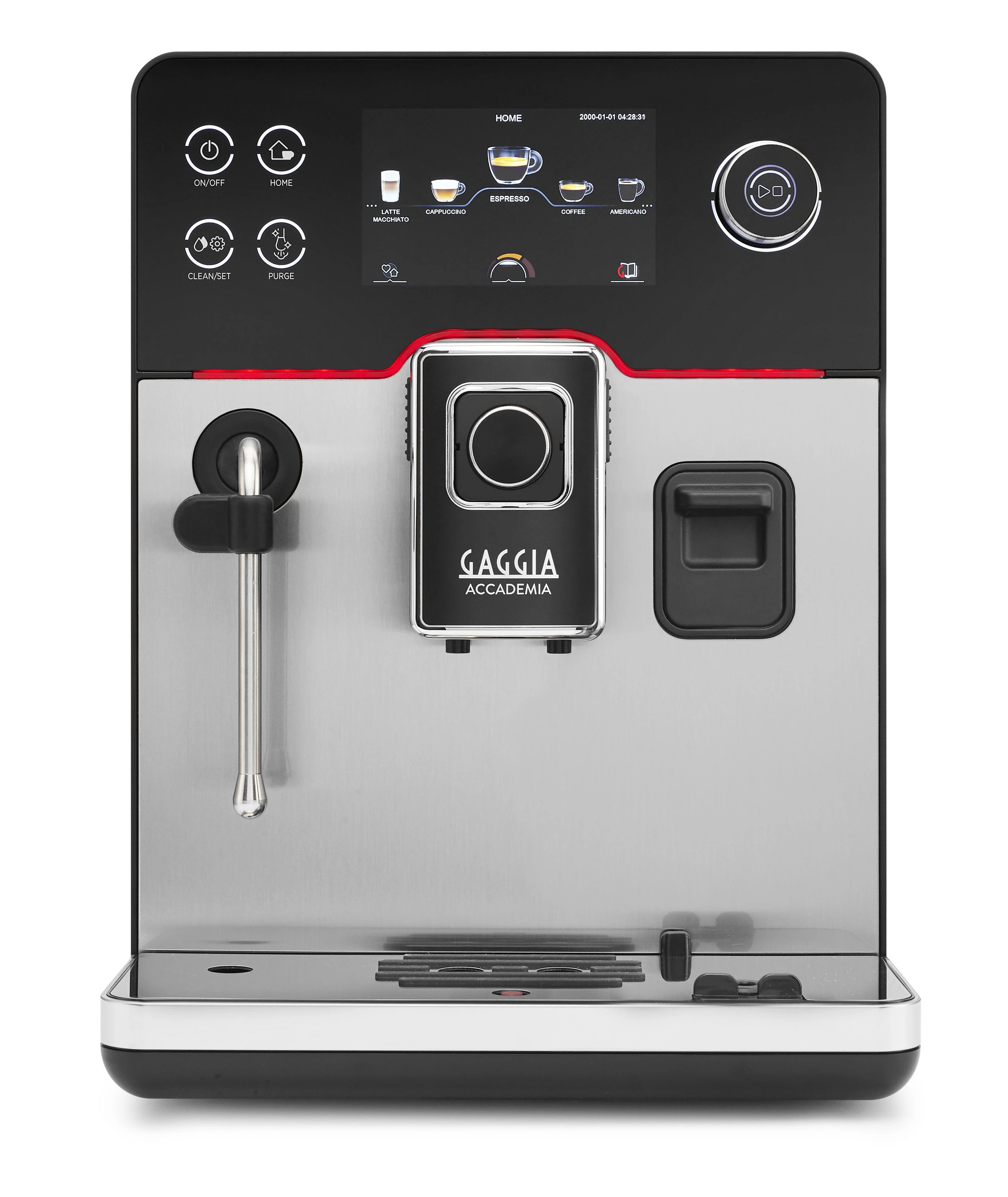 RI9782/01 Gaggia Accademia Kavos Aparatas Su Nerūdijančio Plieno Korpusu