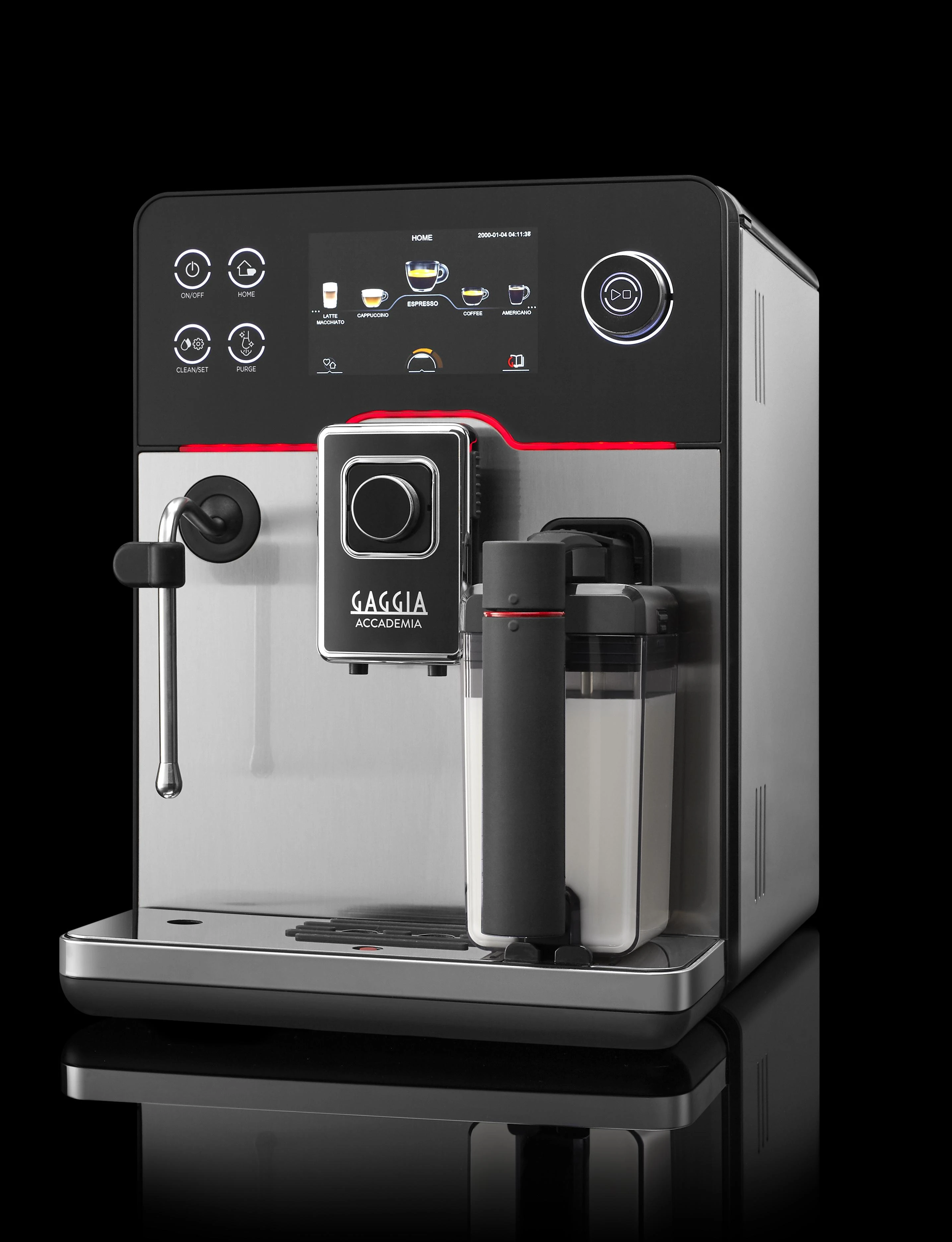 RI9782/01 Gaggia Accademia Kavos Aparatas Su Nerūdijančio Plieno Korpusu