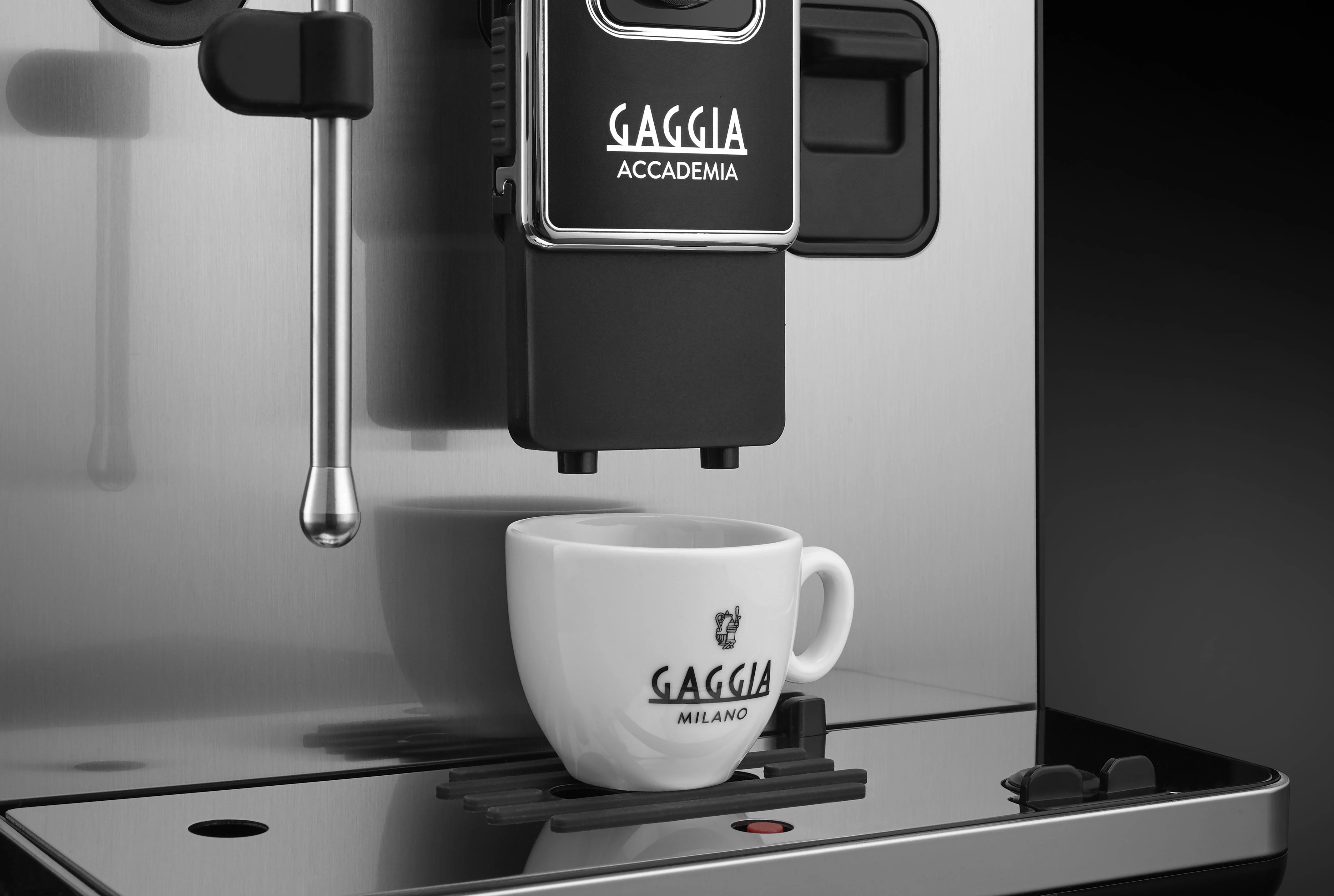 RI9782/01 Gaggia Accademia Kavos Aparatas Su Nerūdijančio Plieno Korpusu