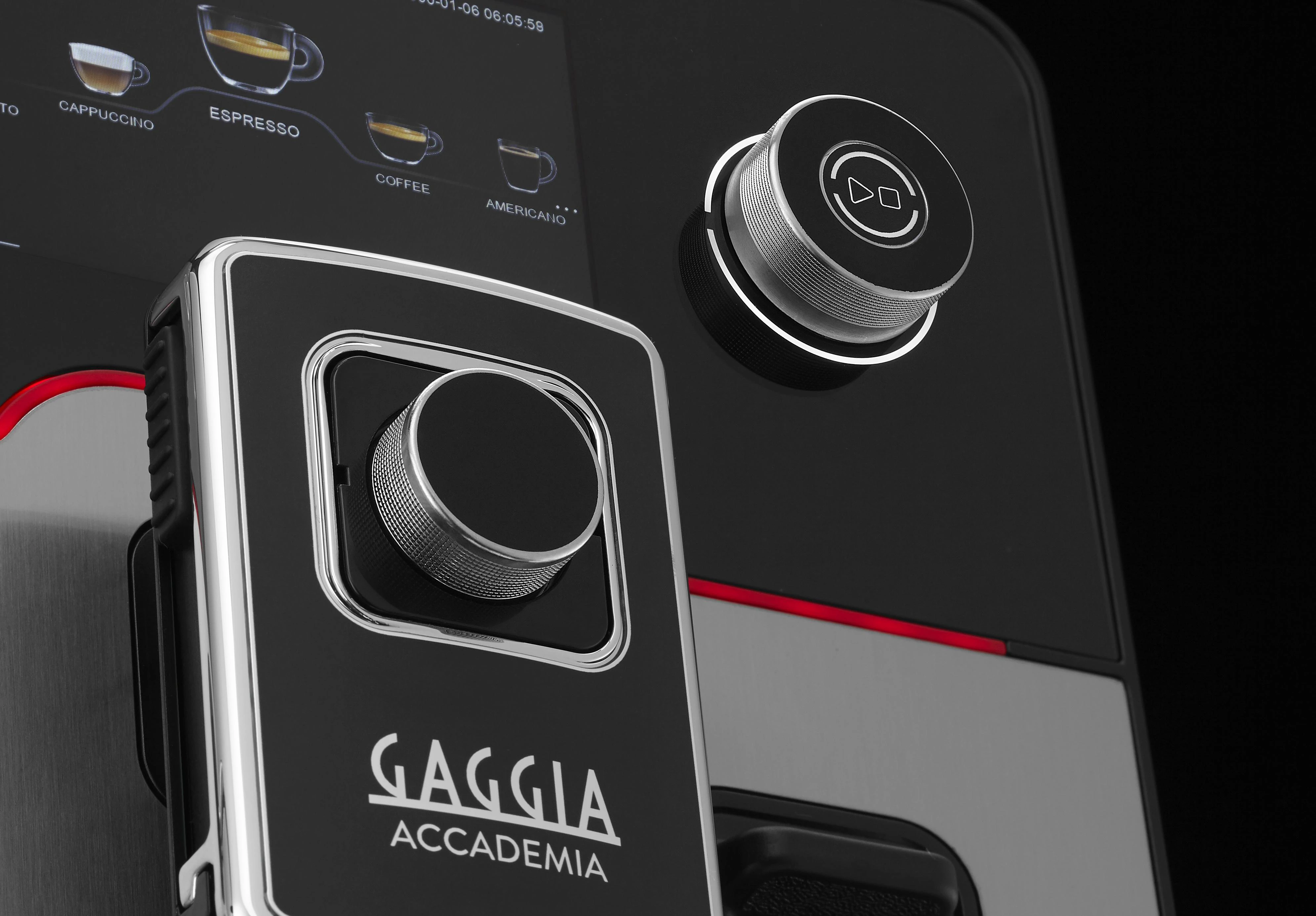 RI9782/01 Gaggia Accademia Kavos Aparatas Su Nerūdijančio Plieno Korpusu
