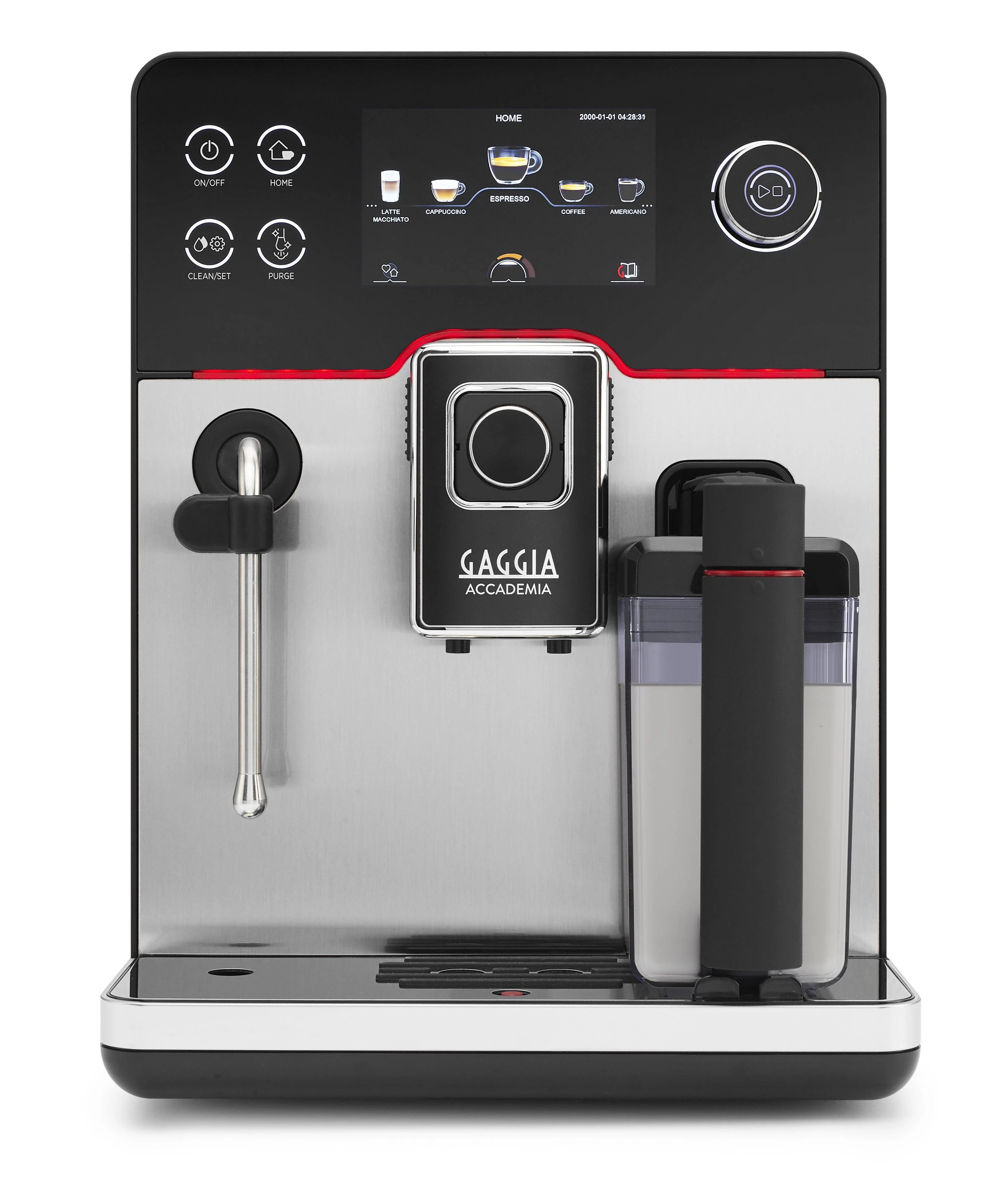 RI9782/01 Gaggia Accademia Kavos Aparatas Su Nerūdijančio Plieno Korpusu