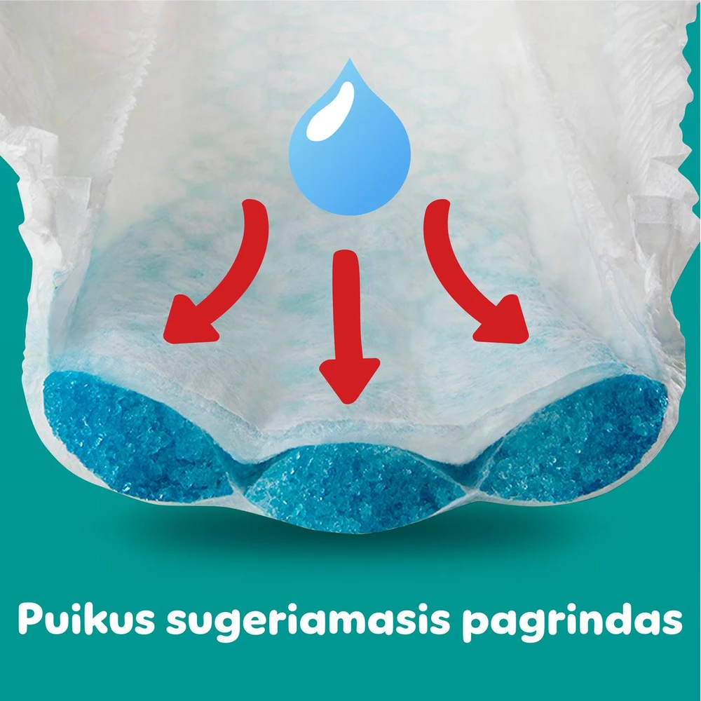 Sauskelnės-kelnaitės Pampers, 7 dydis, 15+ kg, 114 vnt.