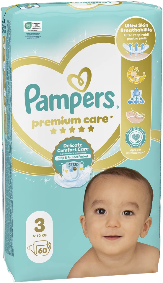 Pampers Premium Care 3 60 vnt