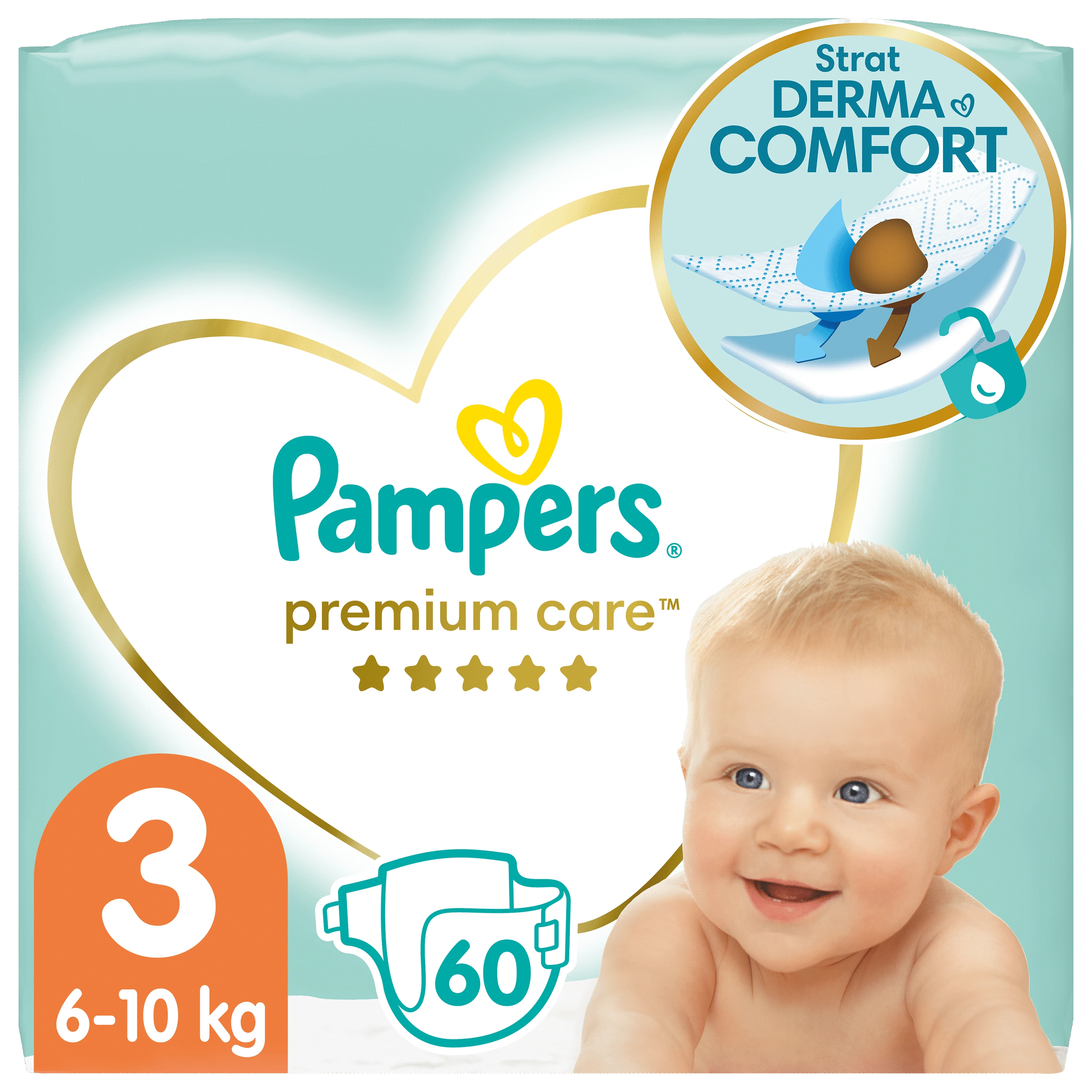 Pampers Premium Care 3 60 vnt