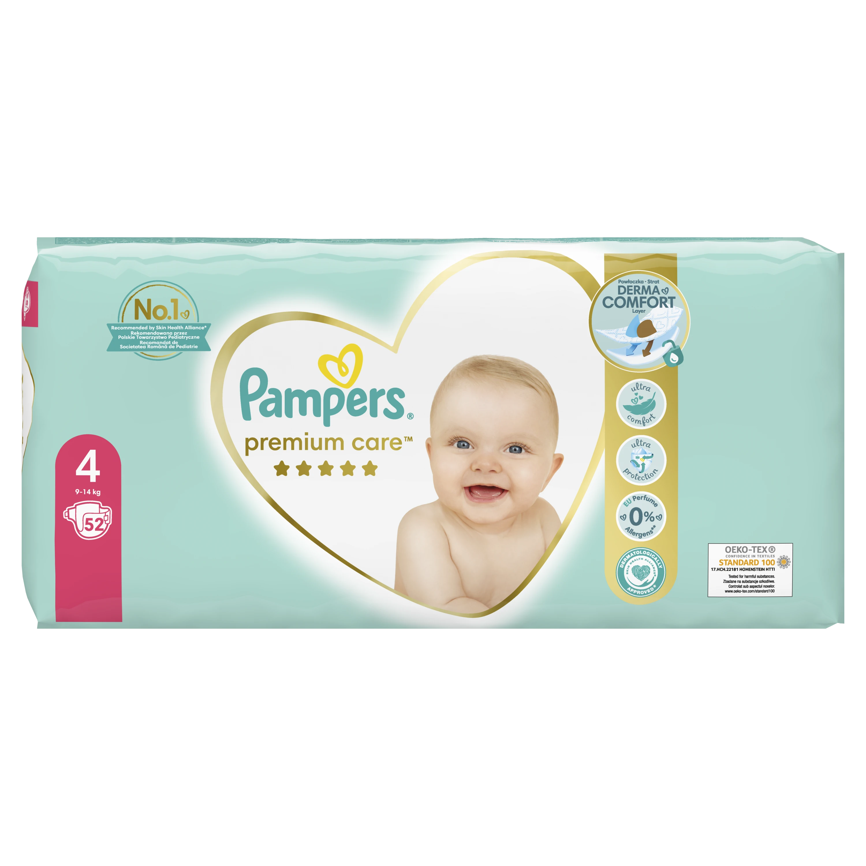 Pampers Sauskelnės Premium Care 4 52 vnt