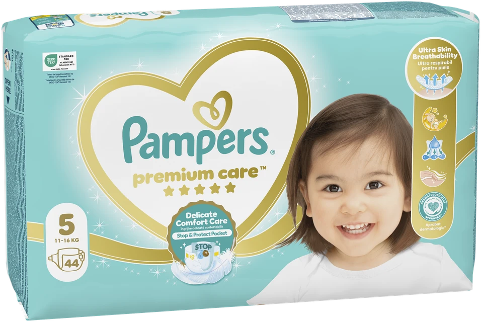 Pampers Premium Care , 5, 11 - 25 kg 44 vnt
