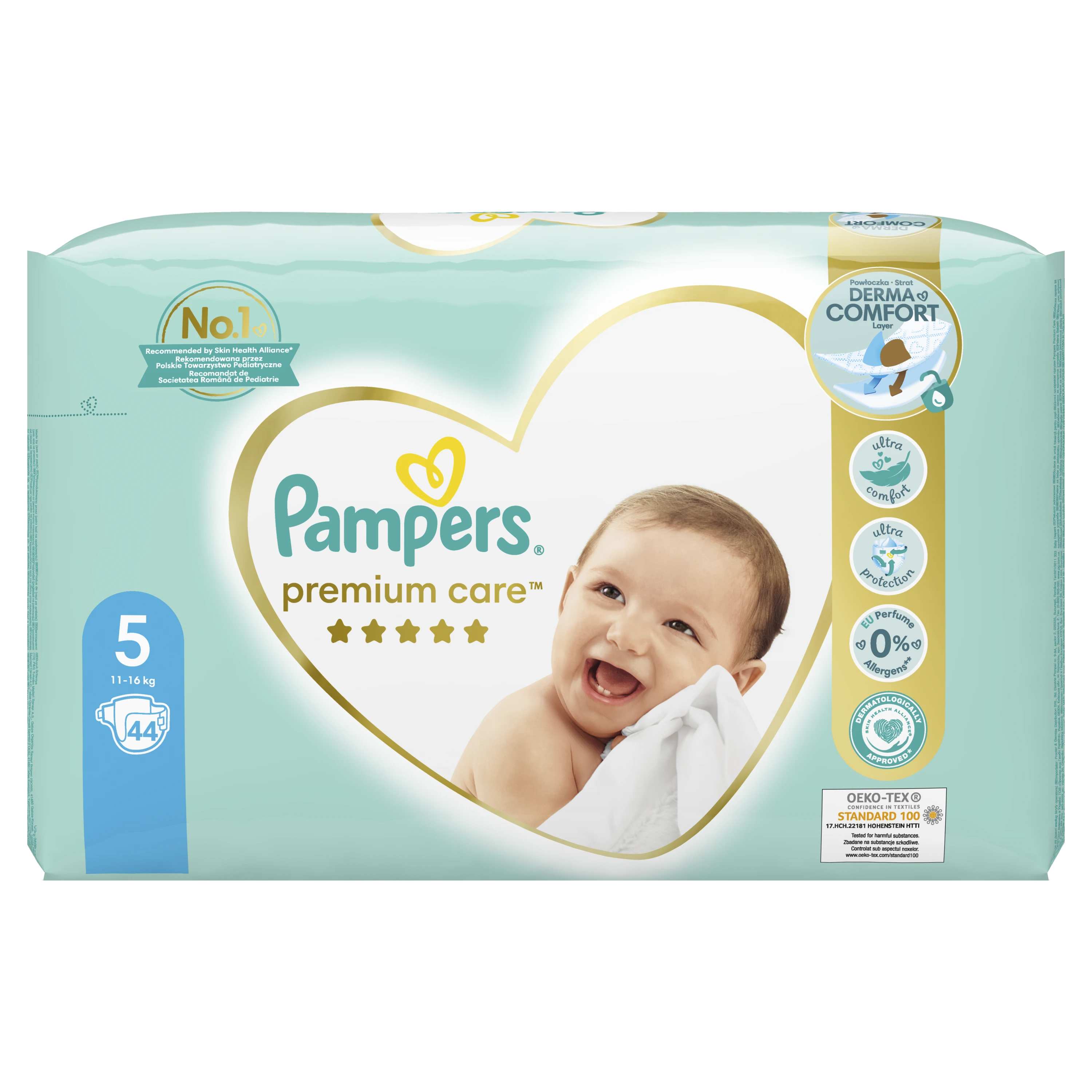 Pampers Premium Care , 5, 11 - 25 kg 44 vnt