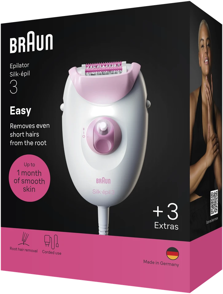BRAUN SE3-033 Silk epil 3 Epiliatorius