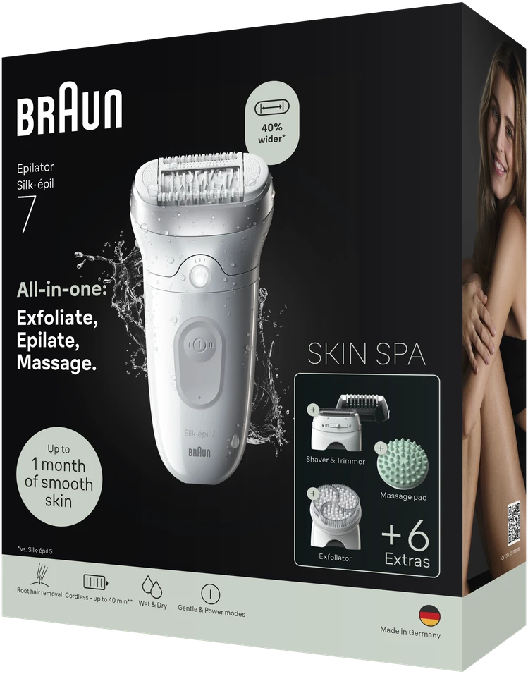 SE7-081 Braun Silk•épil 7 SkinSpa Epiliatorius