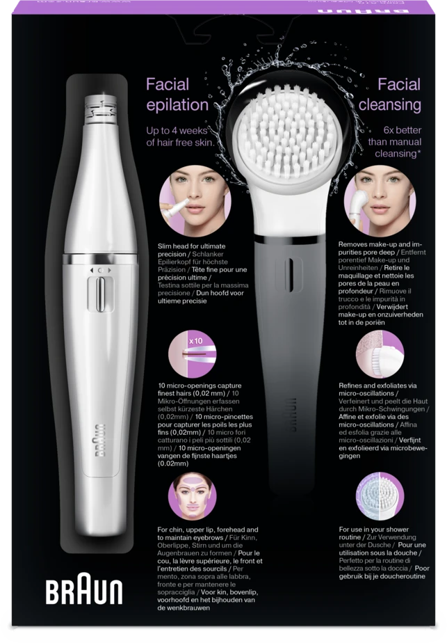 BRAUN SE 810 Face epiliatorius veidui