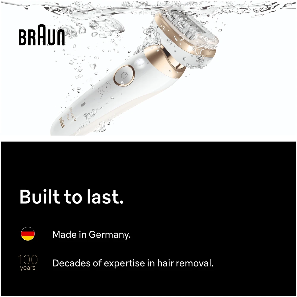 SES9-011 3D Braun Silk•épil 9 Flex Epiliatorius