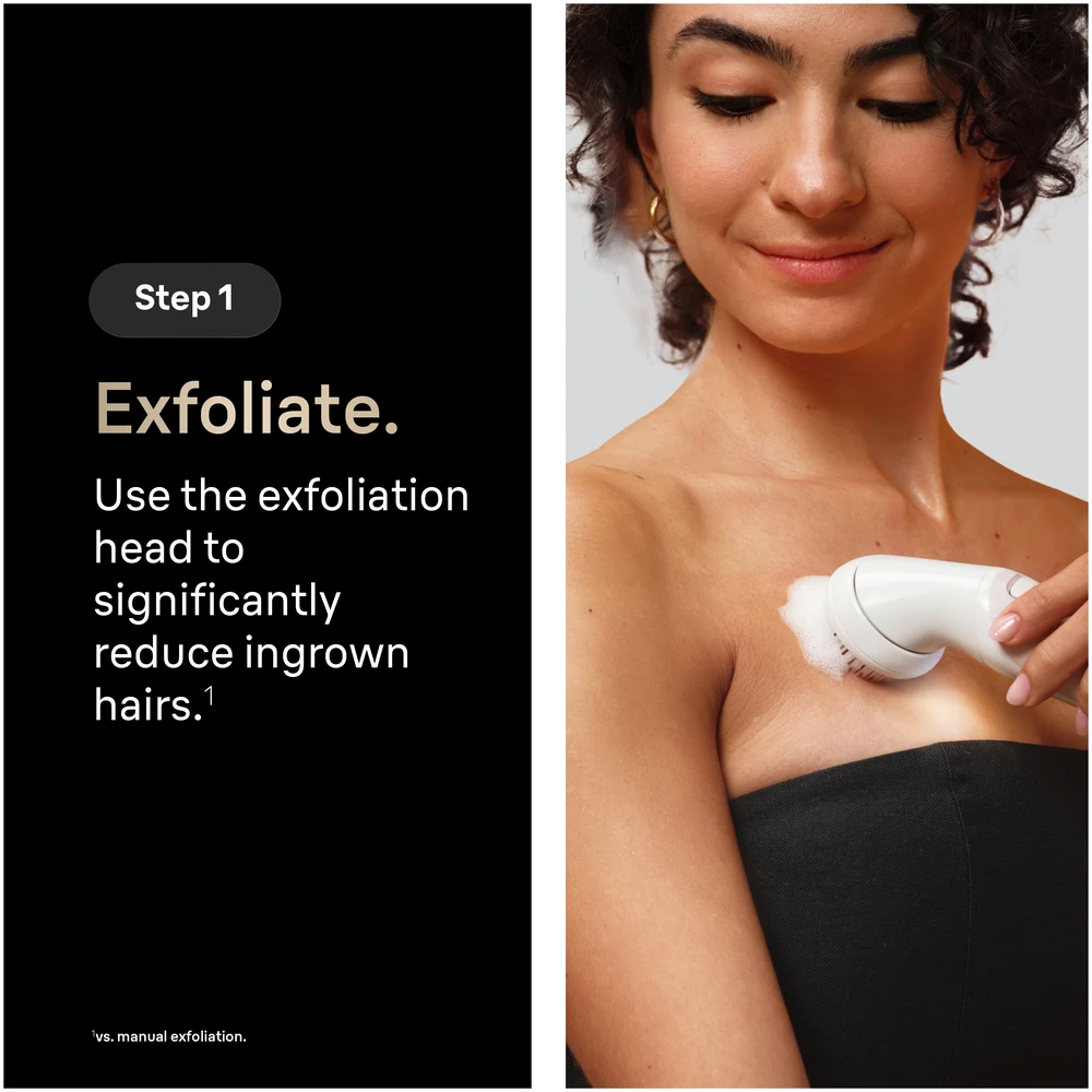 Epiliatorius Braun Silk•épil 9 Flex SkinSpa SES9-481 3D, aukso sp./balta sp.