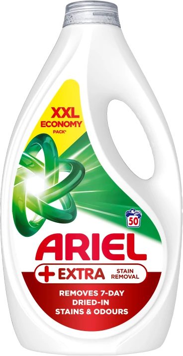 Skalbimo gelis Ariel Extra Stain Removal 50 Plovimų, 2 L