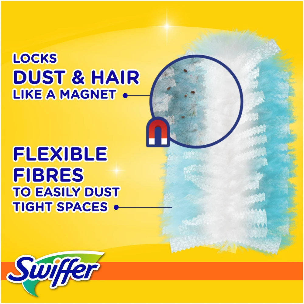 Swiffer Duster Dulkių šluosčių rinkinys, 9 vnt
