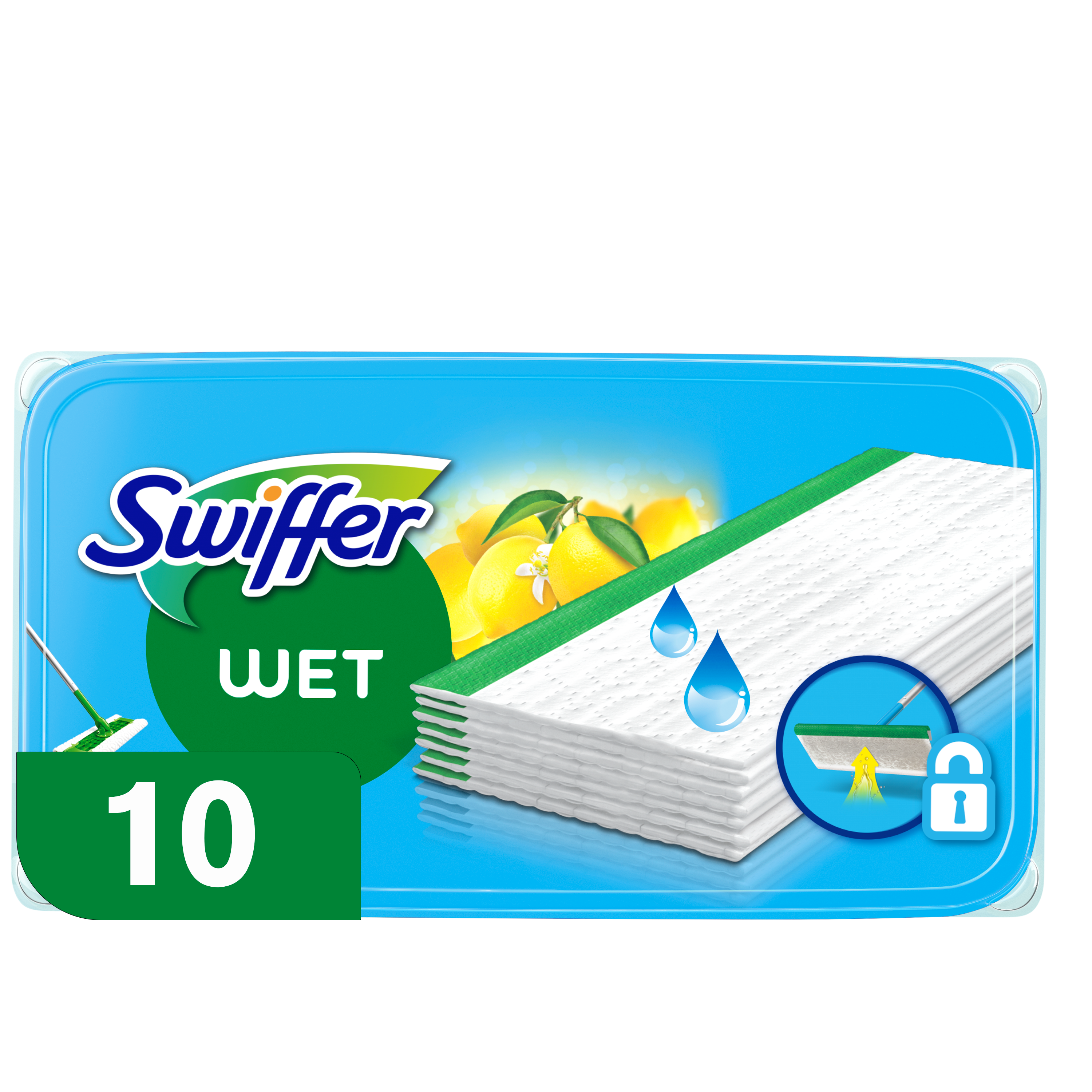 Swiffer Sweeper šlapios šluostės, papildymas 10vnt