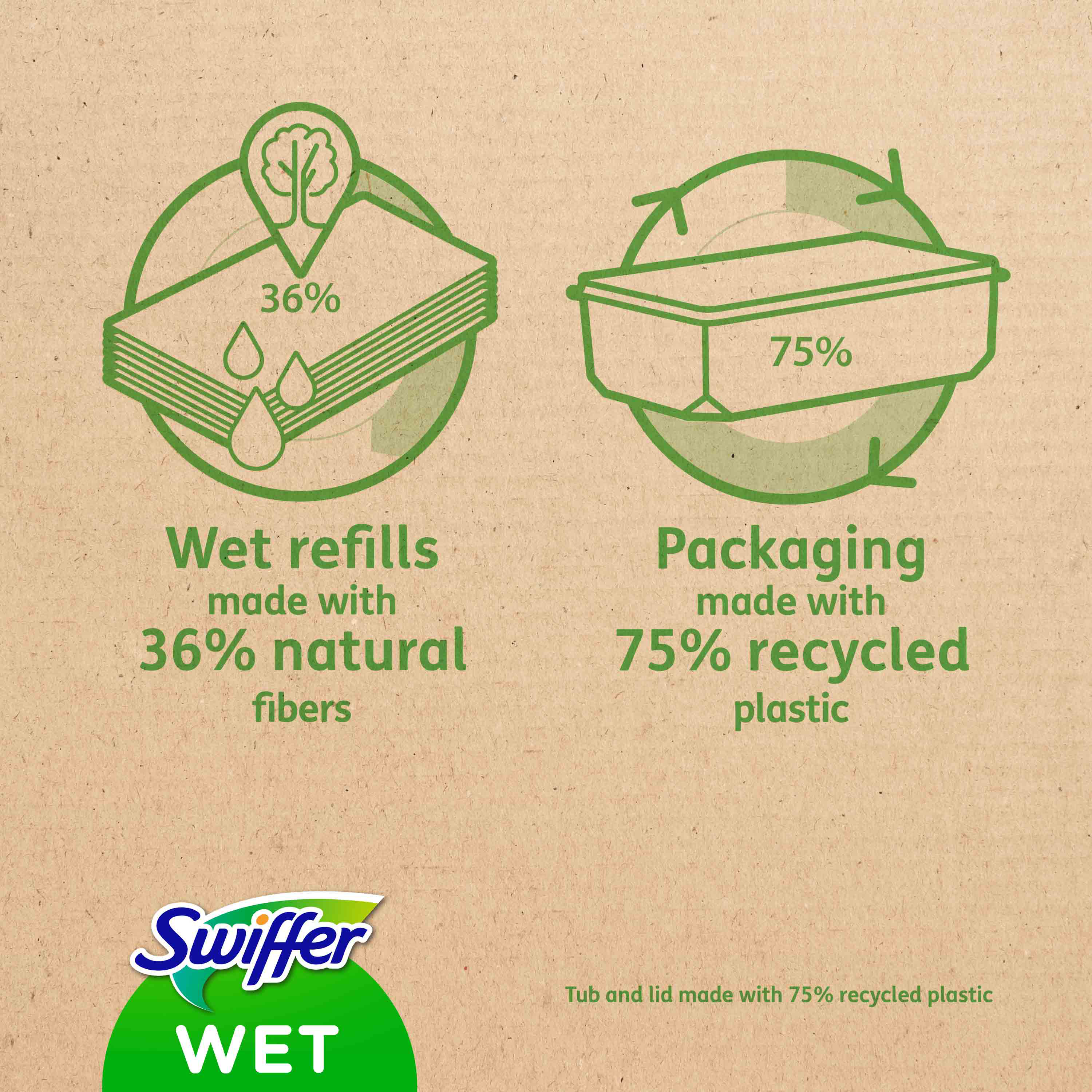 Swiffer Sweeper šlapios šluostės, papildymas 10vnt