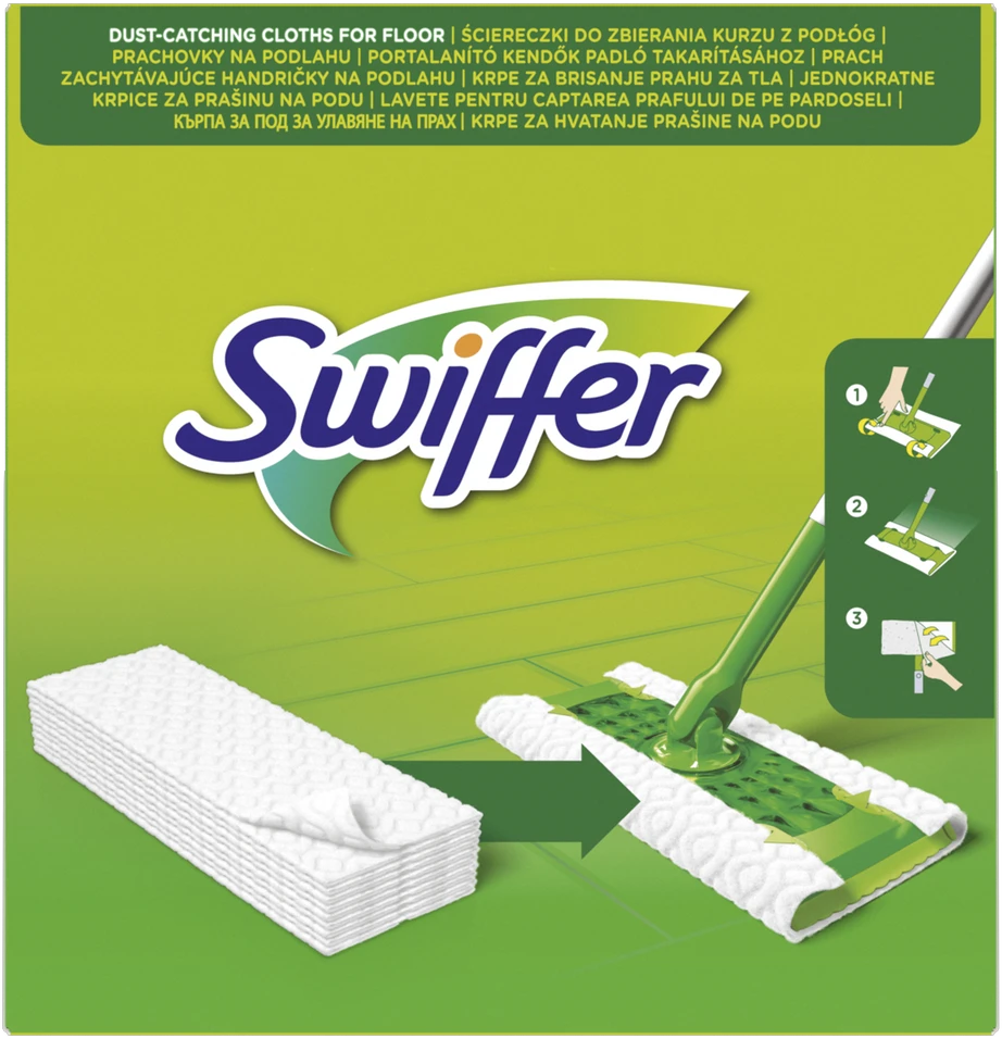 Swiffer Sweeper sausos šluostės, papildymas 36vnt