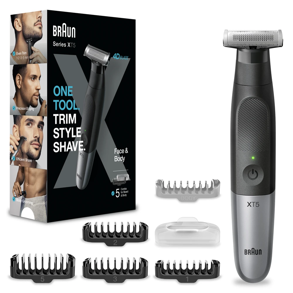 Braun veido ir kūno skustuvas XT5100