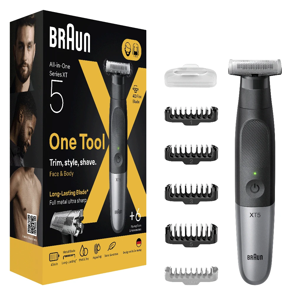 Braun veido ir kūno skustuvas XT5100