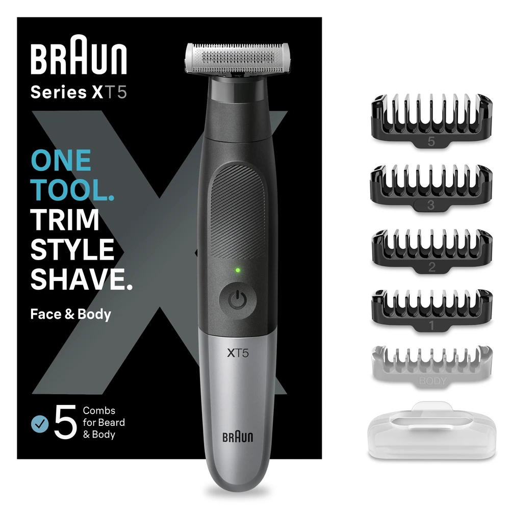 Braun veido ir kūno skustuvas XT5100