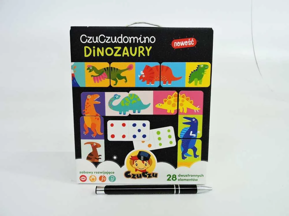 Czuczu dėlionės žaidimas domino dinozaurai 28ELE